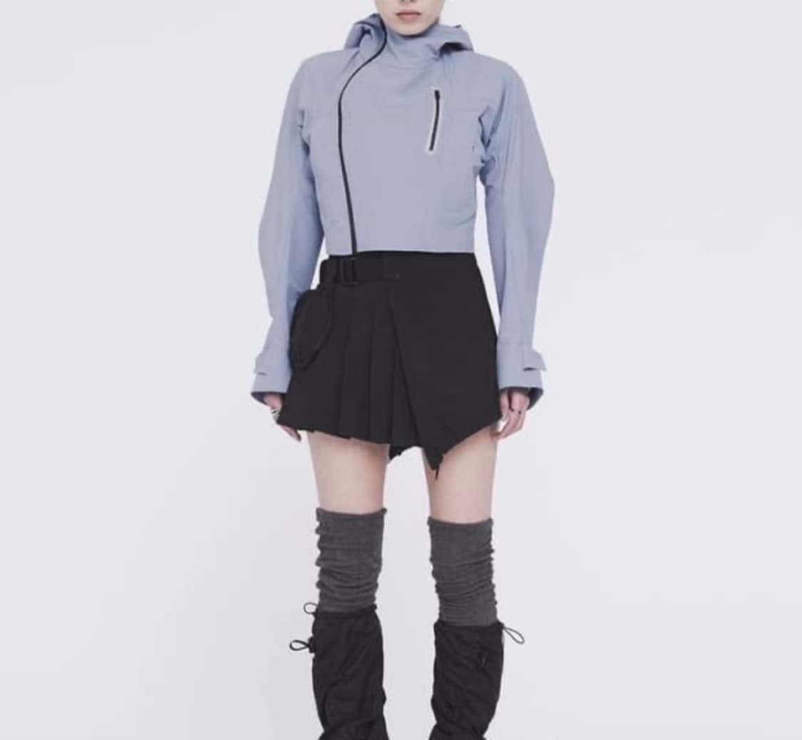 혜인서 플리츠 랩 스커트 상품이미지1