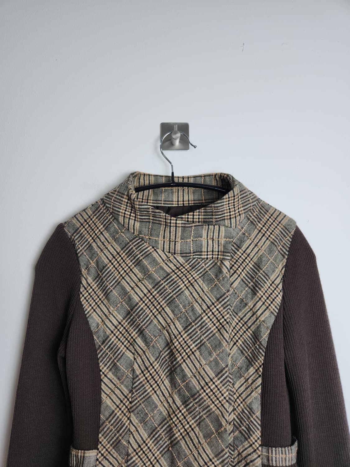 골지 체크 탑 상품이미지9