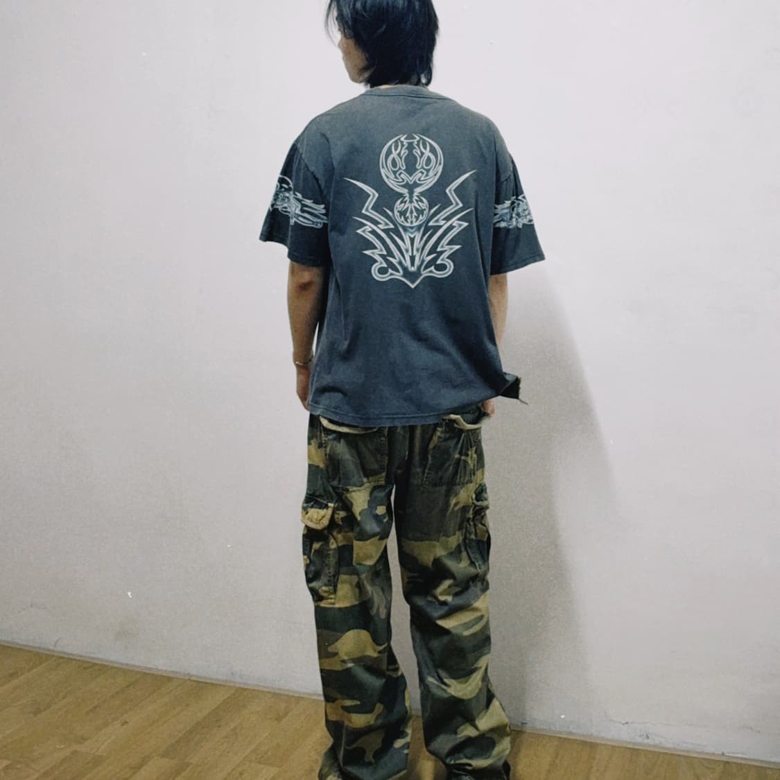 R.E.O Distresed yin and yang 빈티지 티셔츠 상품이미지9