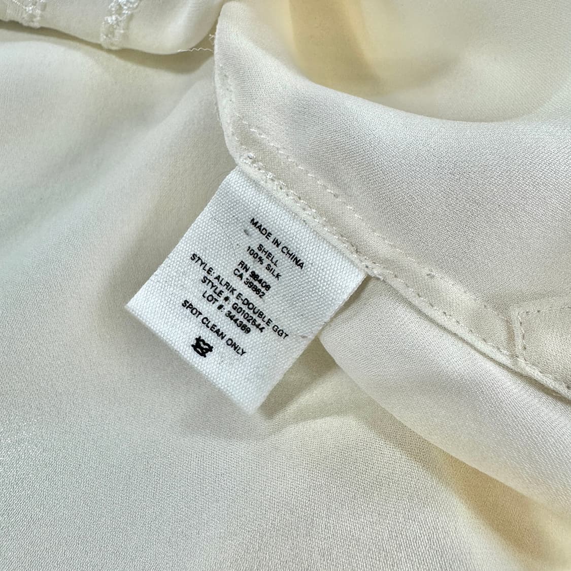 띠어리 실크 벨 커프 블라우스 상품이미지5