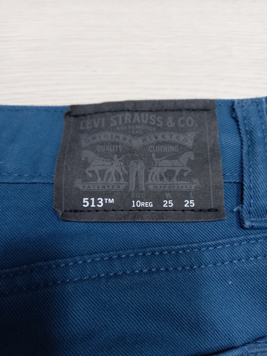 25 리바이스513 스판 슬림일자진 챠콜블루 25-291 상품이미지5