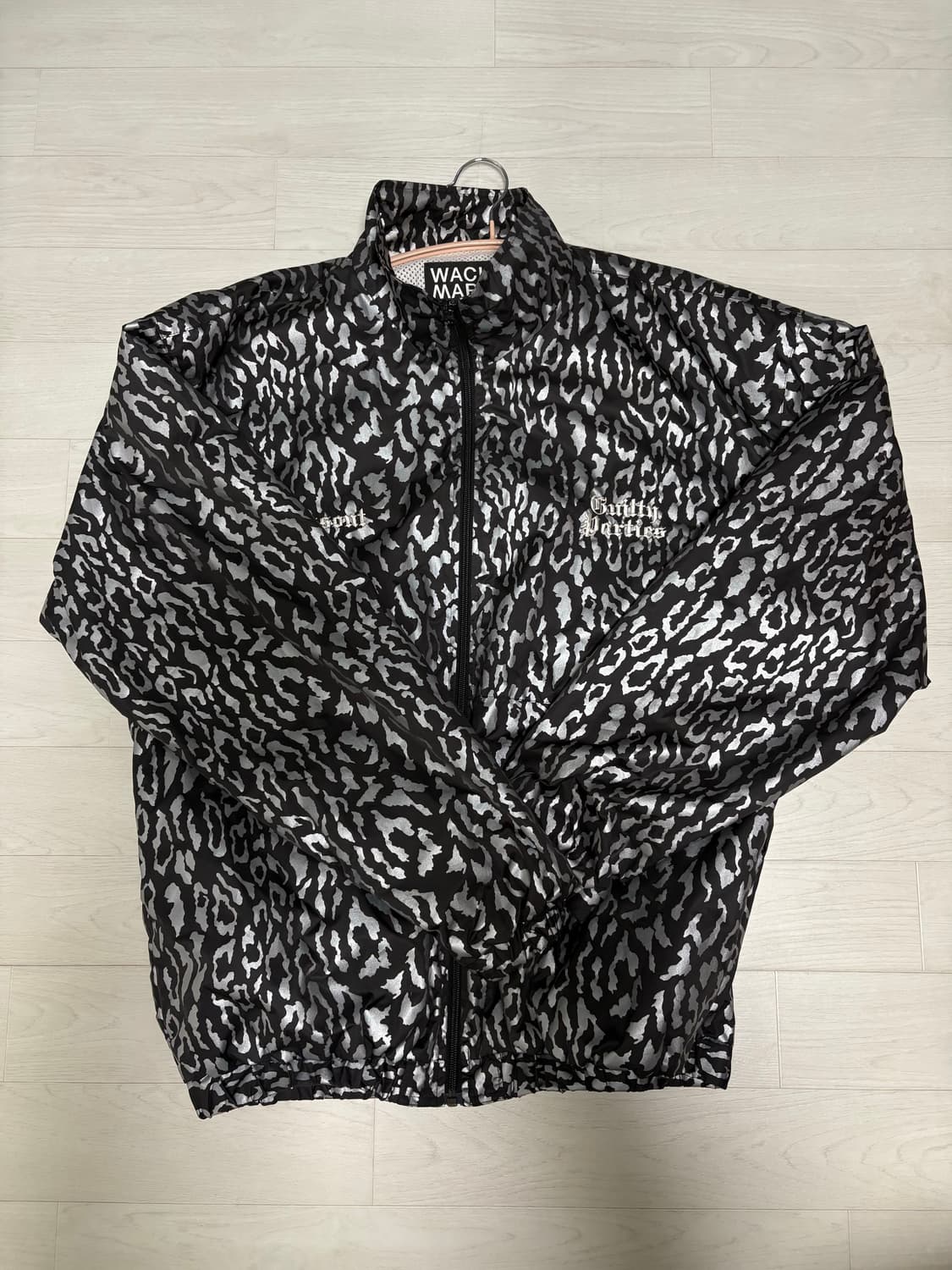 와코마리아 웍스아웃 트랙자켓 black/silver M 상품이미지1