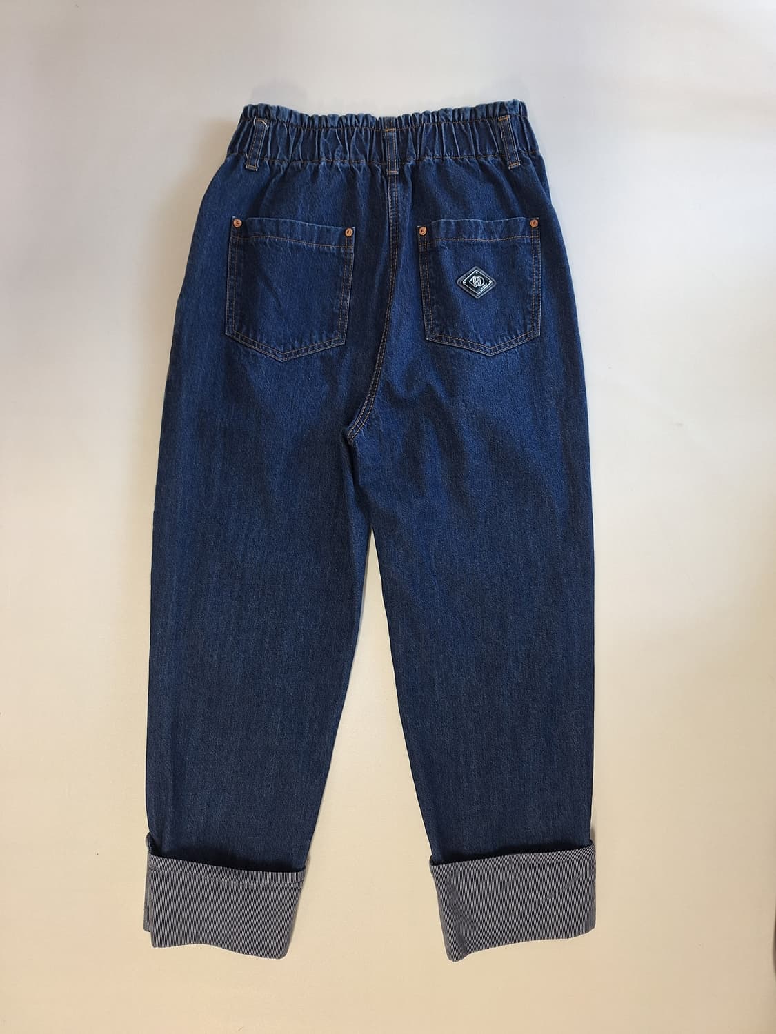 럭키슈에뜨 핀턱 롤업 데님 상품이미지2