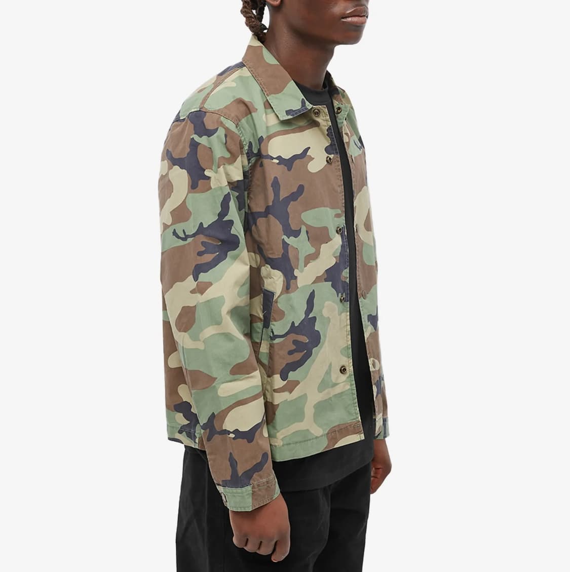 스투시 코치 셔츠 카모 L 상품이미지3