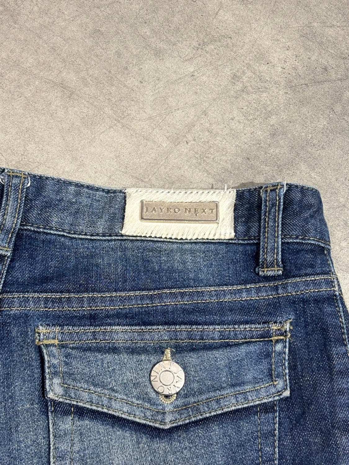 Y2k 부츠컷 데님 팬츠 상품이미지9