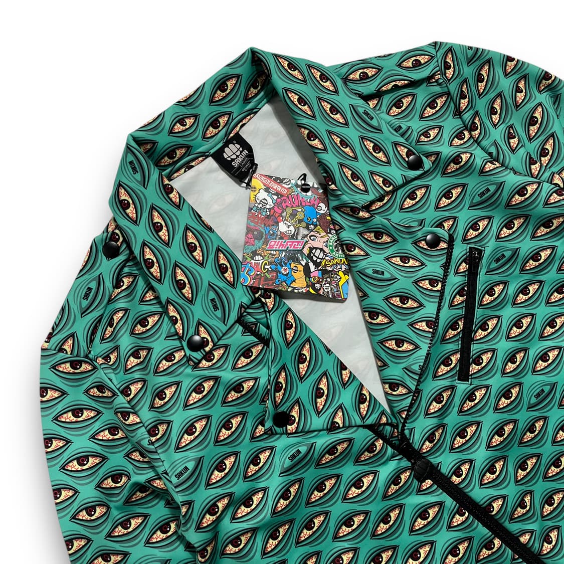 펑크 사쿤 외눈박이 몬스터 데드스탁 라이더자켓 상품이미지3