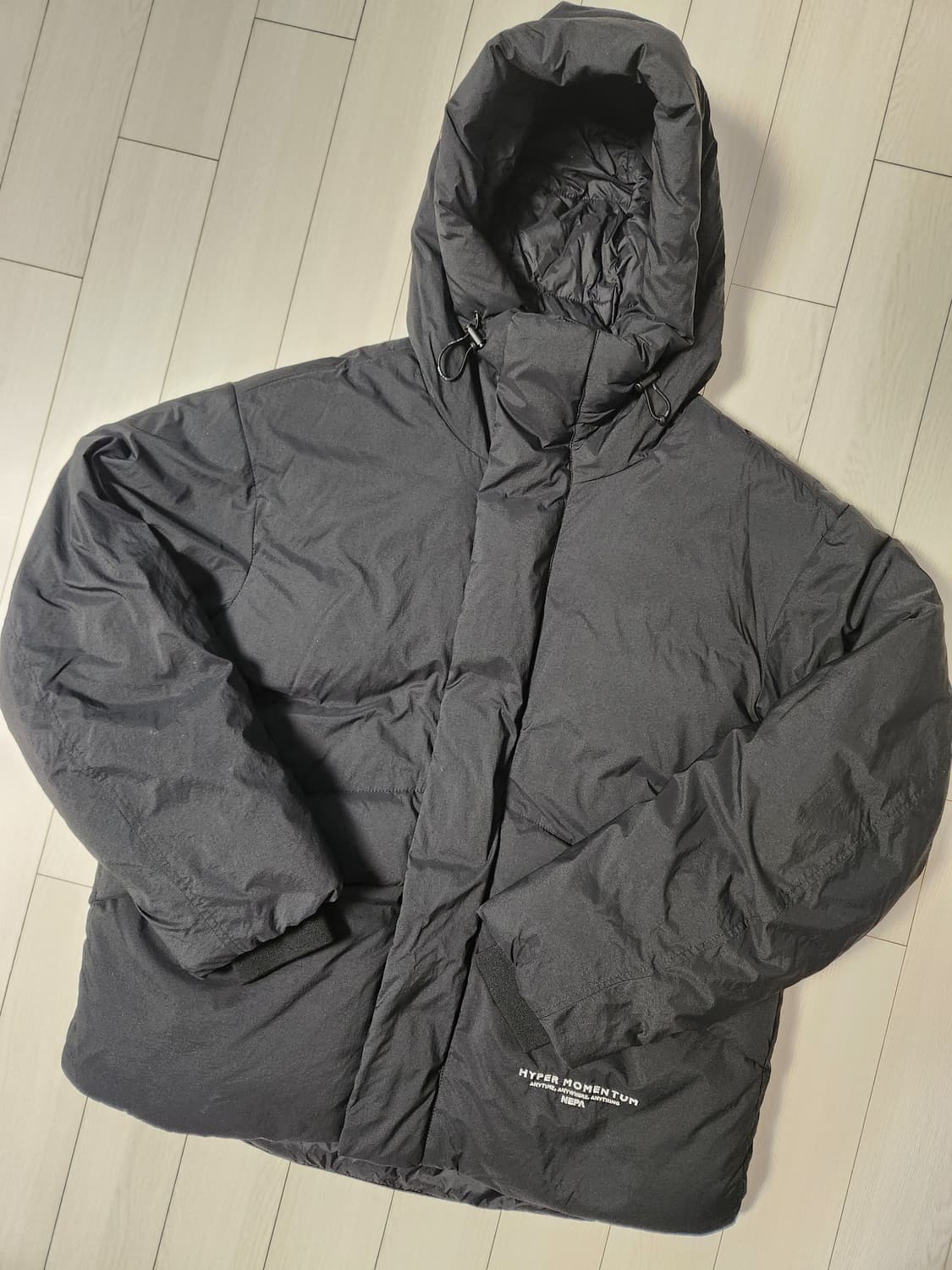 네파 7HF2071 공용 C-TR 에어그램 후디 다운 BLACK 사이즈9 상품이미지1