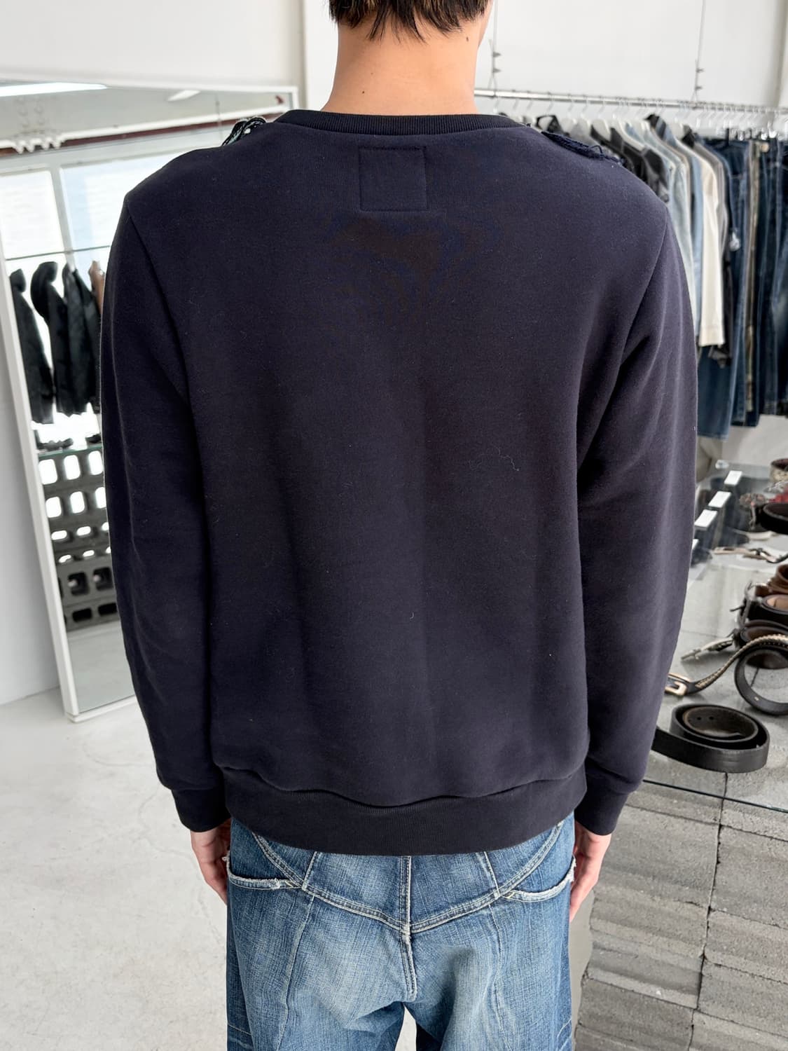 요시오 쿠보 프린지 니트 스웨트 롱 슬리브 상품이미지3