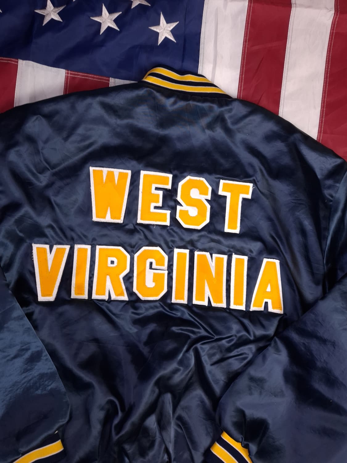 특A 90's 미국제조 스윙스터 새틴 바시티 자켓 상품이미지2