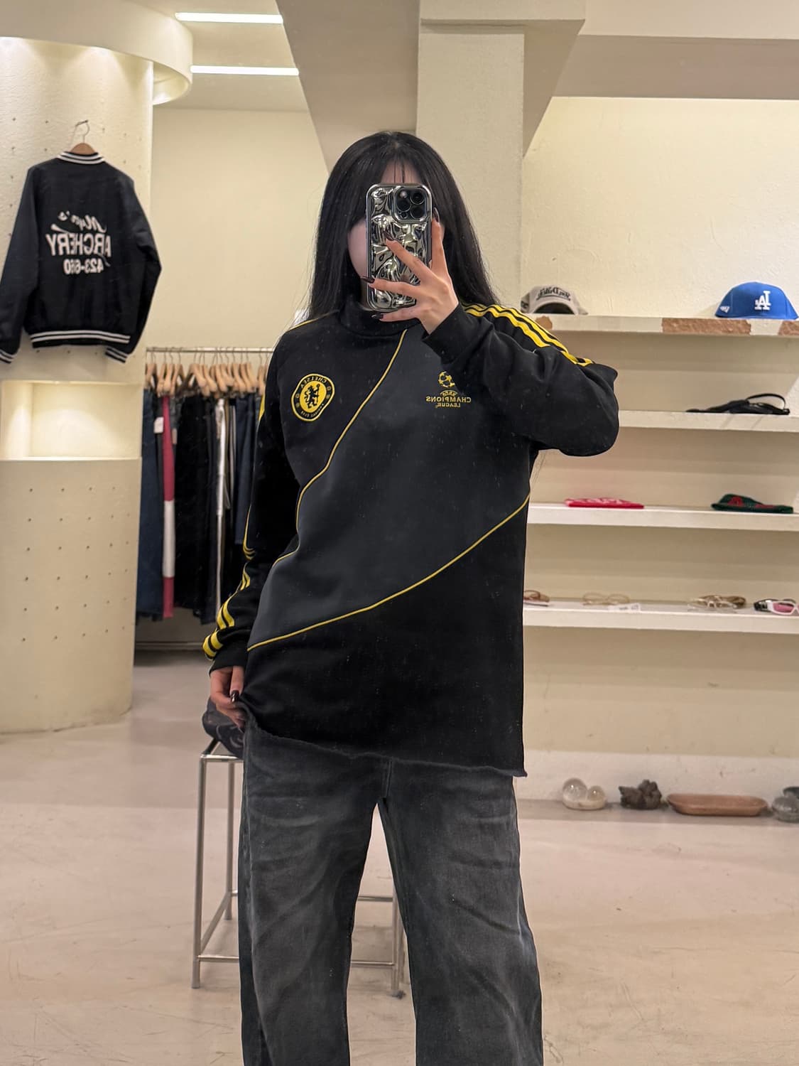 아디다스 첼시 챔피언스리그 트레이닝탑 U1713 상품이미지1