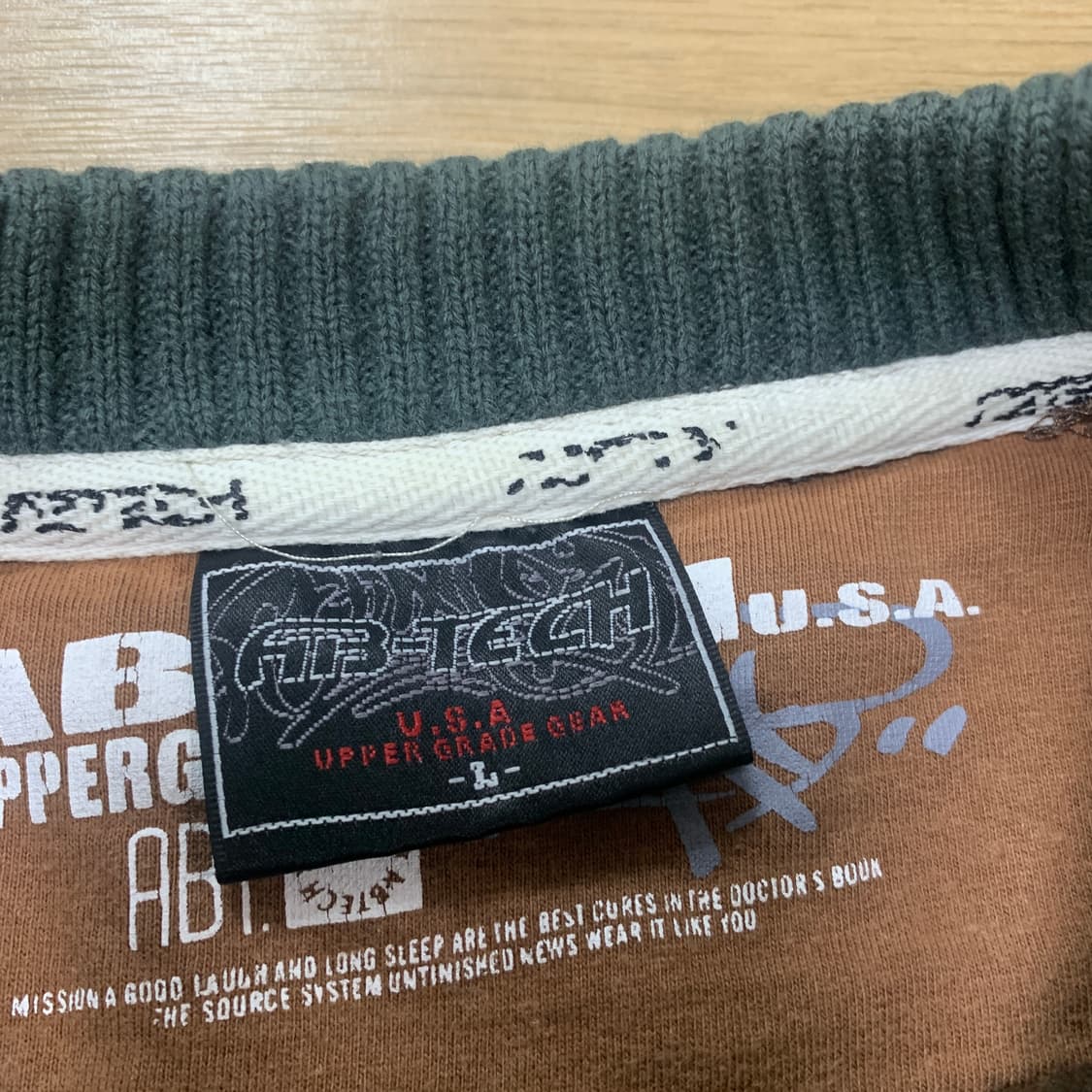 L)Ab-tech 에이비테크 y2k 맨투맨 상품이미지5