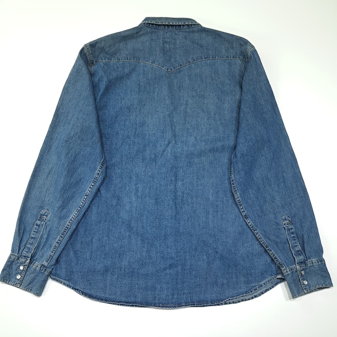 CL714 2XL 리바이스 코튼 펄스냅 웨스턴 데님셔츠 남방 상품이미지7