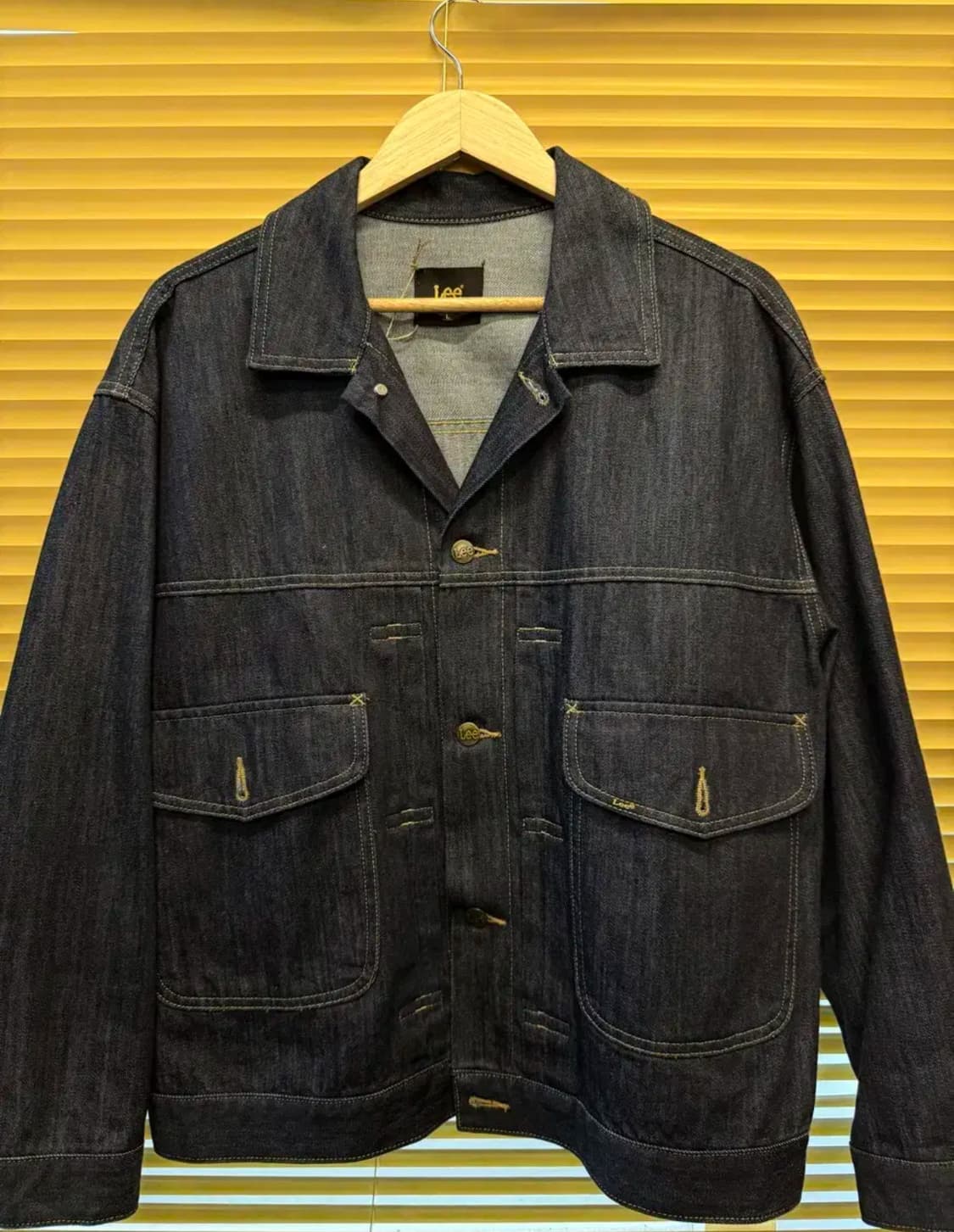 리(LEE) 코듀라 콘밀 데님 자켓(청 L, 흑청 XL) 상품이미지1