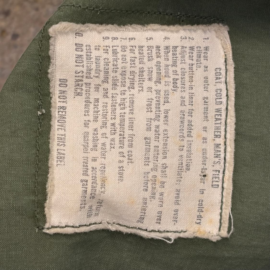 USA 미군 밀리터리 2세대 M65 내피 필드자켓  상품이미지5