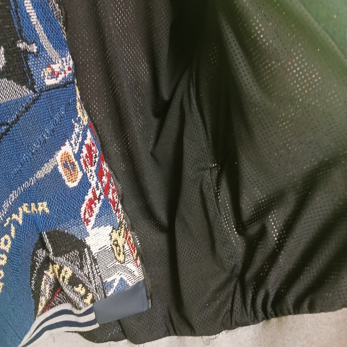 유니크한 오레오 과자 니트 시보리 우븐 오버핏 집업 자켓 상품이미지5