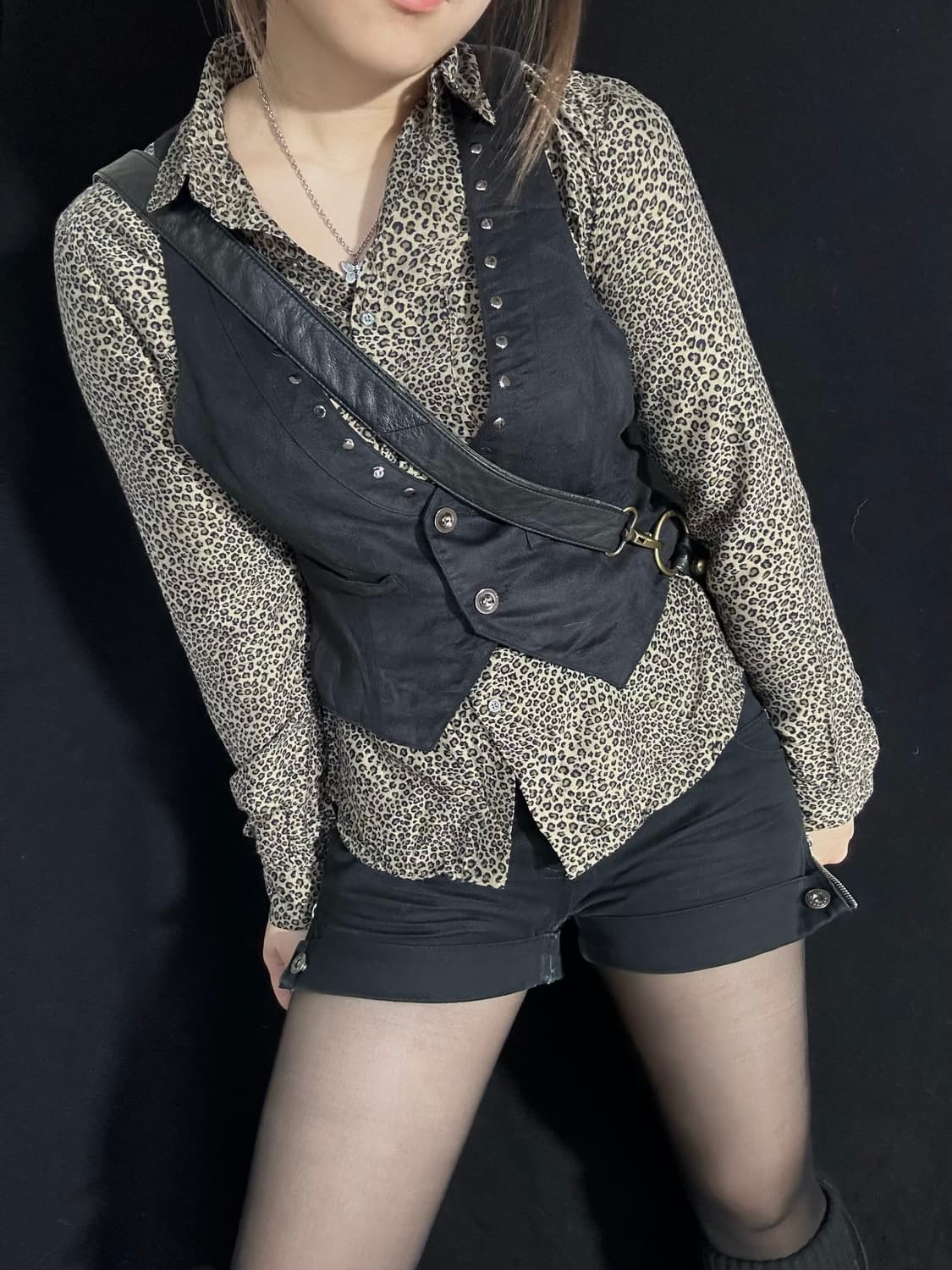 leopard pattern shirt 상품이미지2
