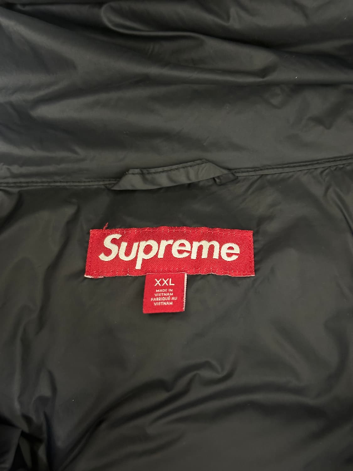 [XXL] 24fw 슈프림 마이크로 다운 경량패딩 블랙 상품이미지2