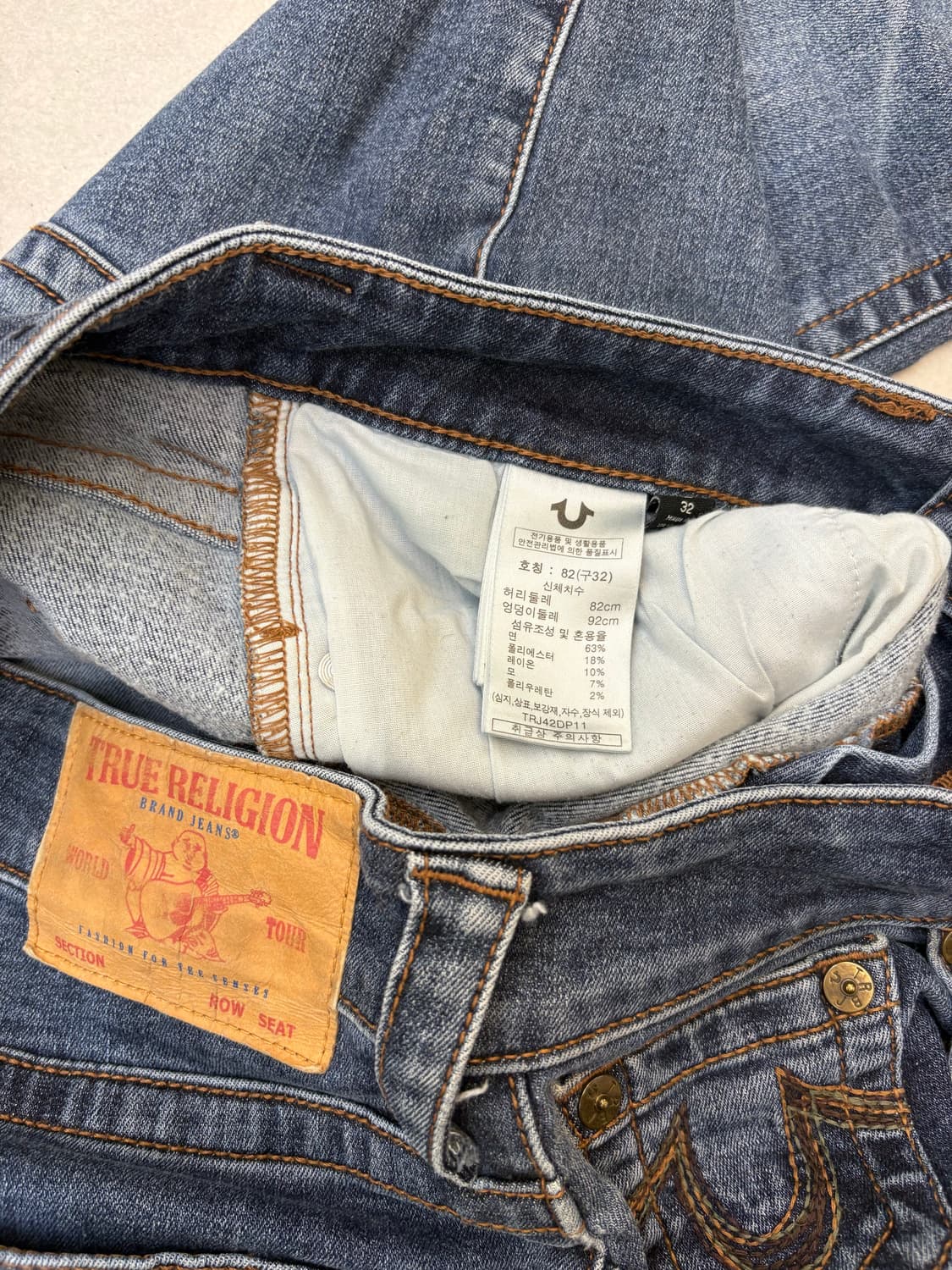 트루릴리전 스트레이트 데님 상품이미지7