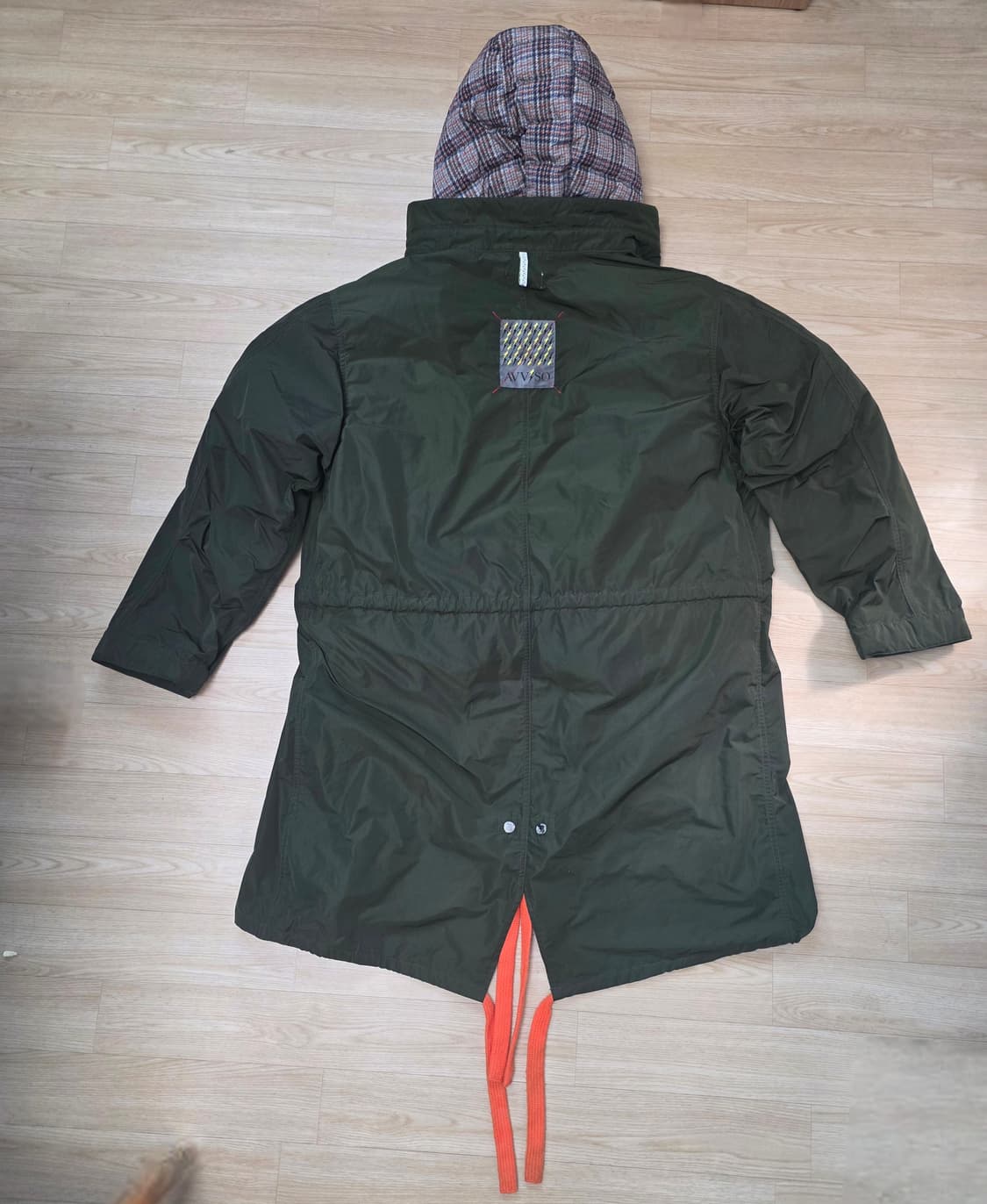 아비쏘 피쉬테일 구스내피 야상 XL 정핏 상품이미지3