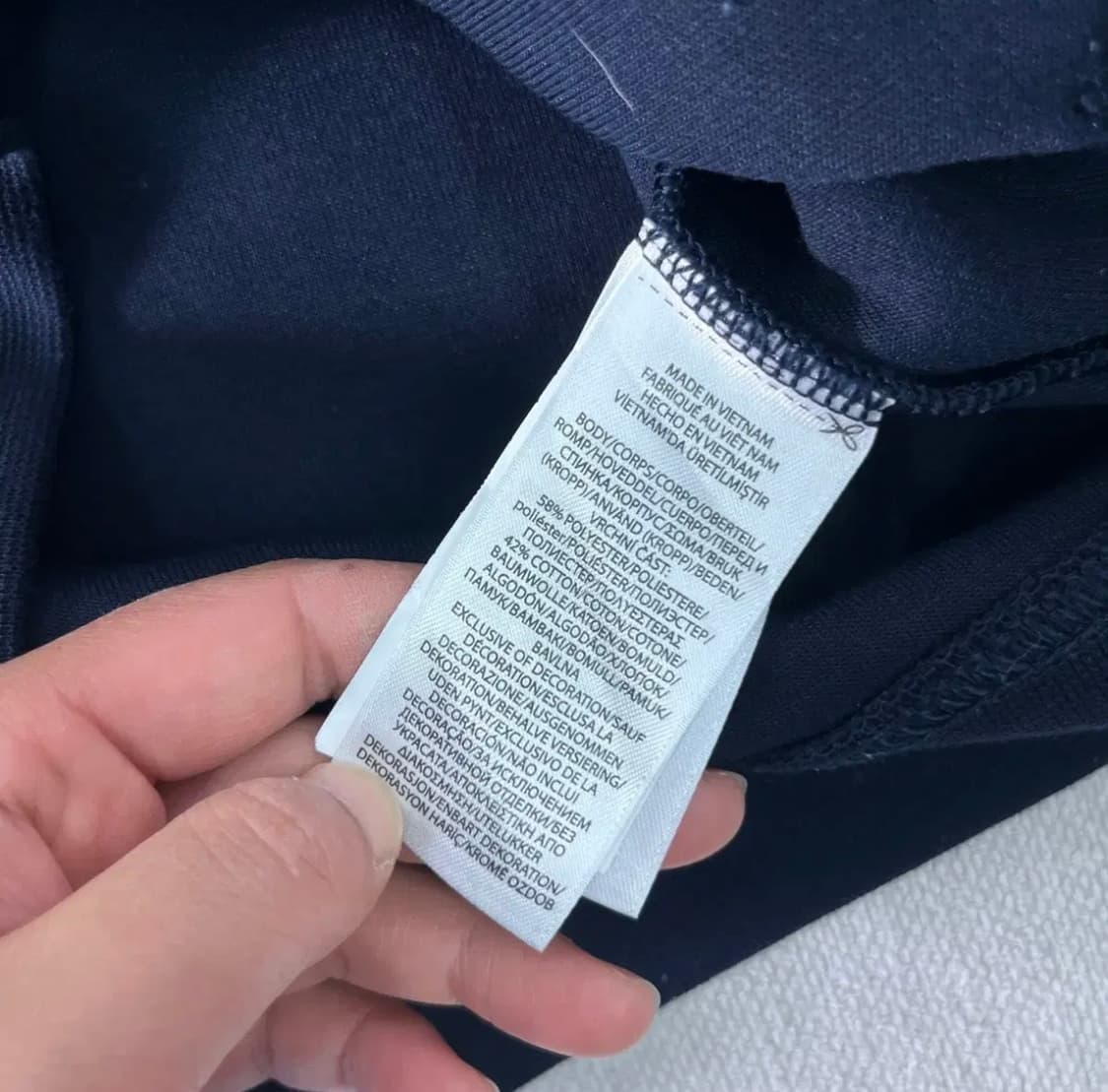 100 폴로랄프로렌 신형라벨 스몰포니 코튼 네비이 후드티 상품이미지5