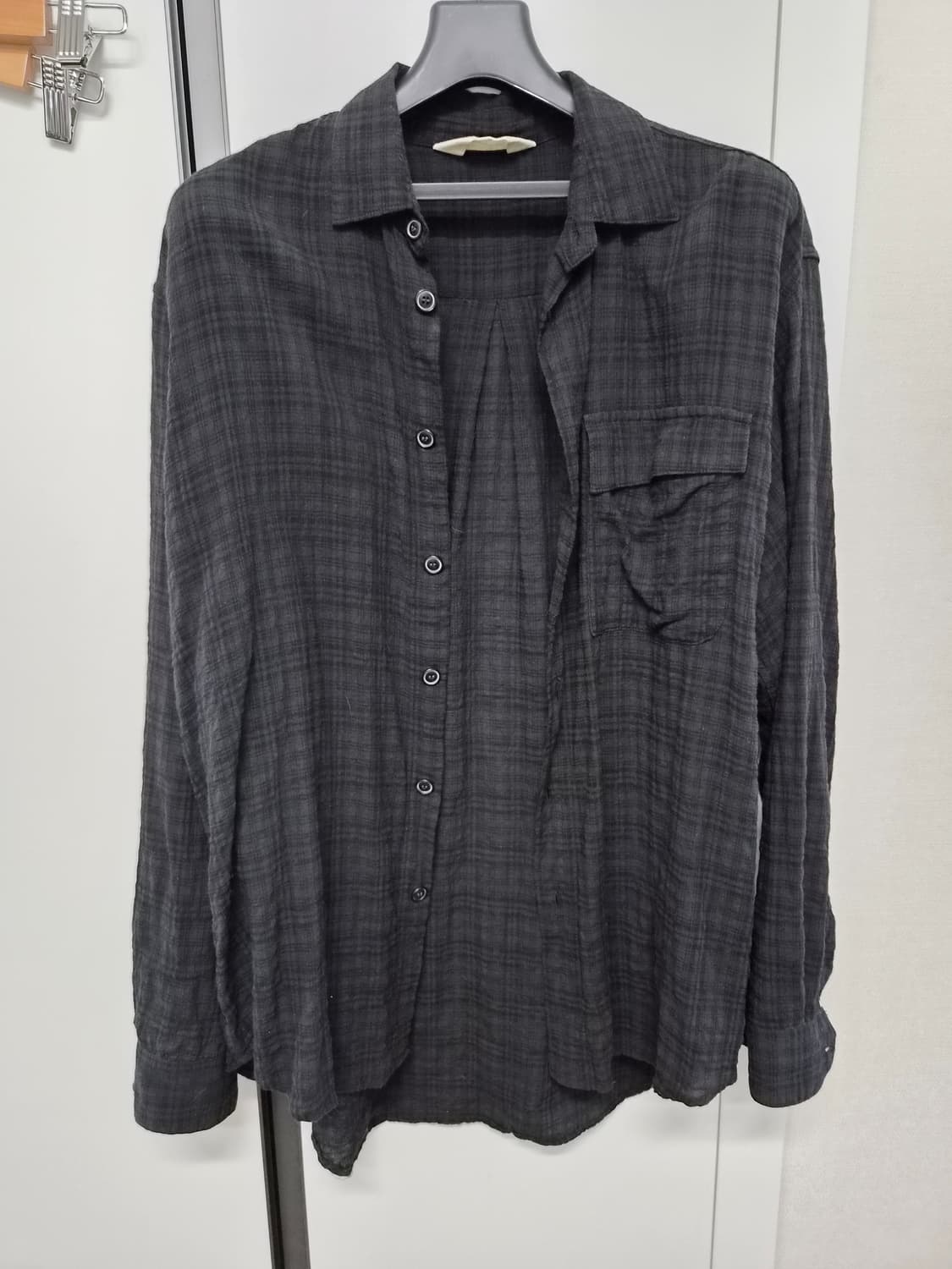 워드로브41  파자마쭈글이셔츠 S 상품이미지1