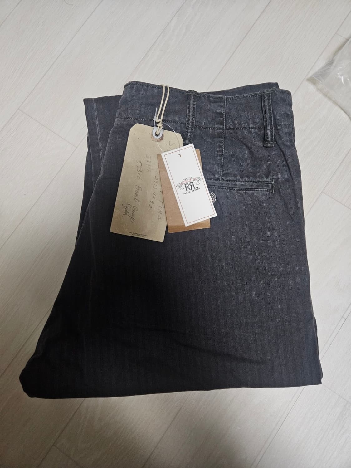 RRL 더블알엘 헤링본 필드 치노 팬츠 블랙 32X30 상품이미지2