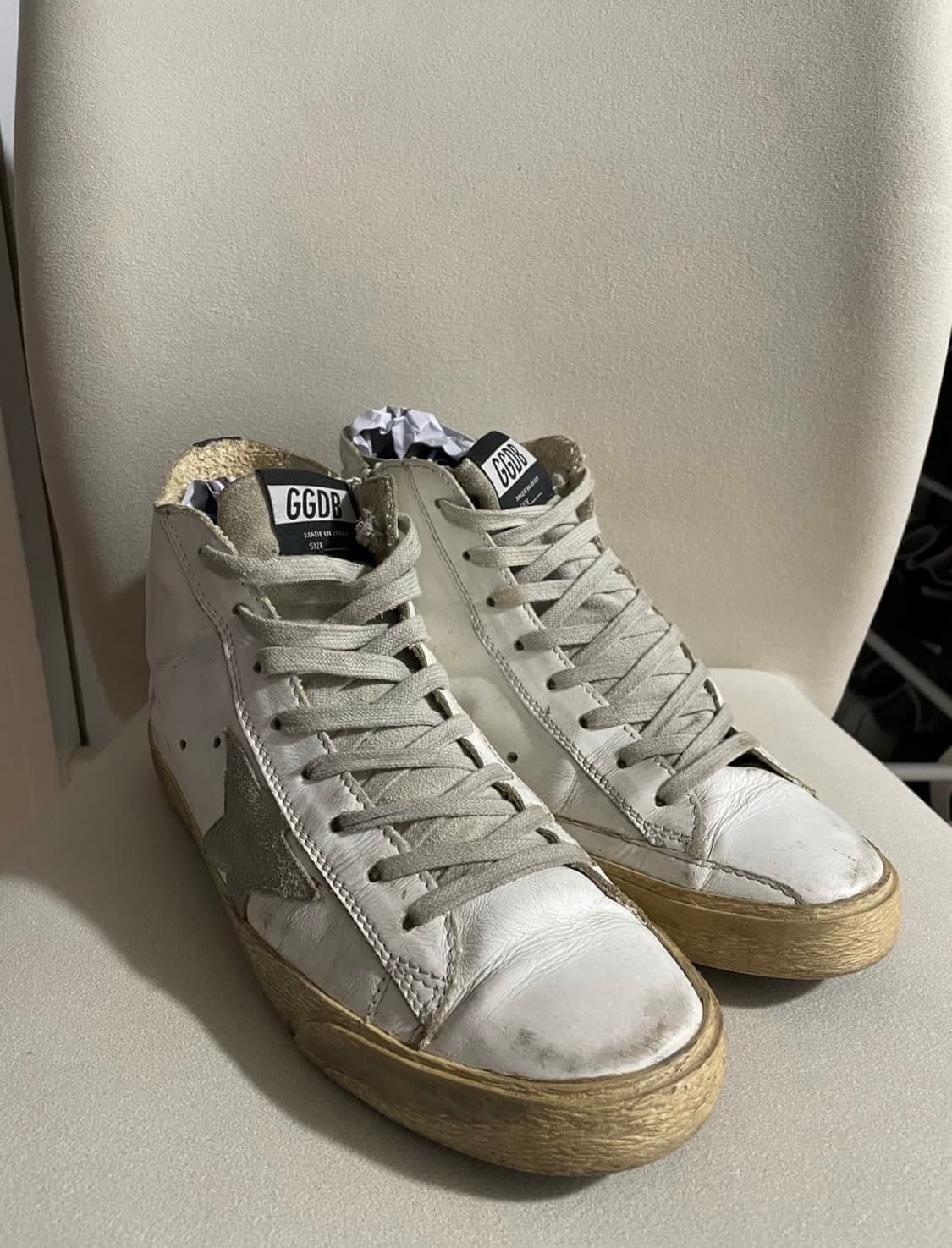 골든구스 하이탑 260 화이트실버 상품이미지1