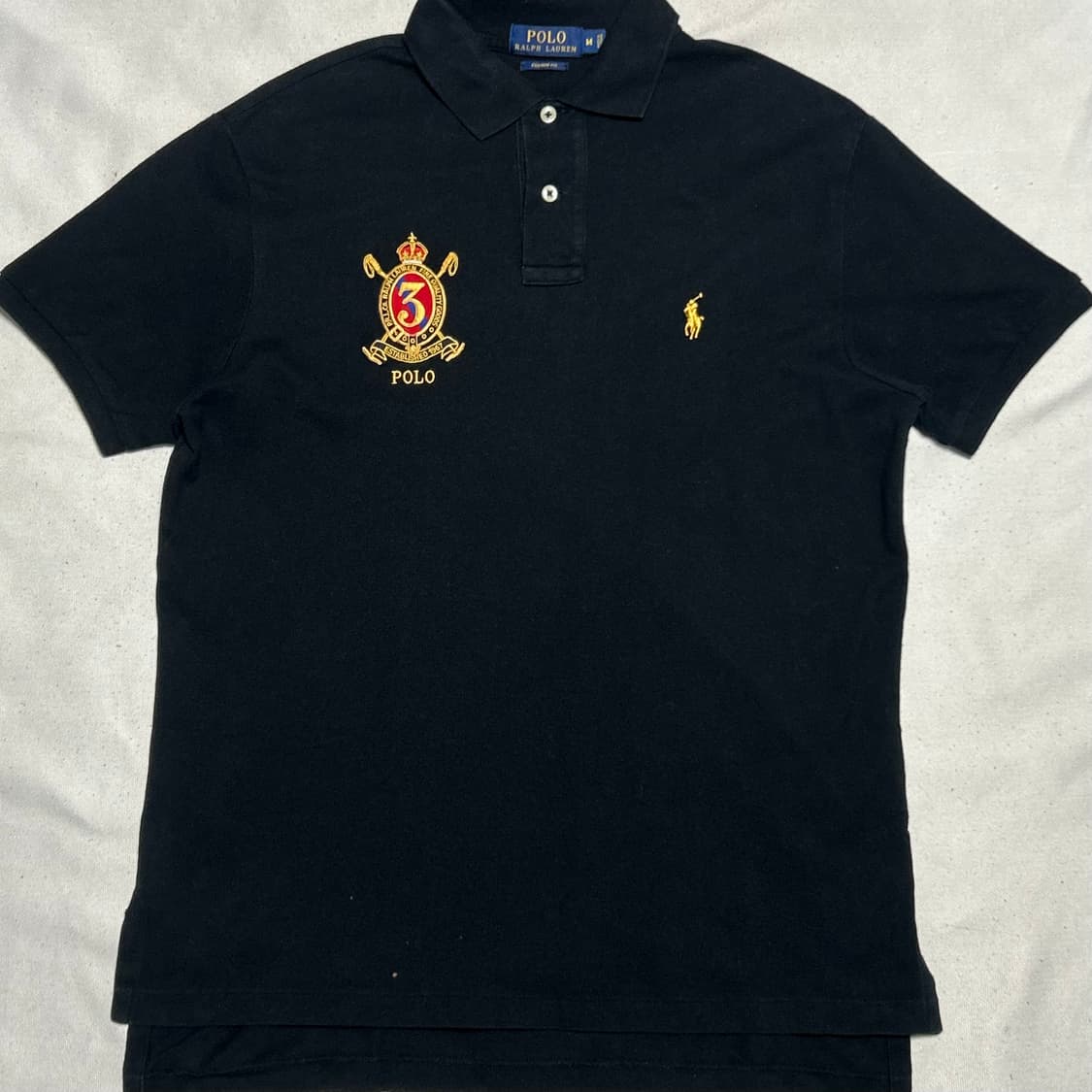 🫶🏻 폴로랄프로렌 커스텀핏 블랙 카라 반팔티 🫶🏻 상품이미지1