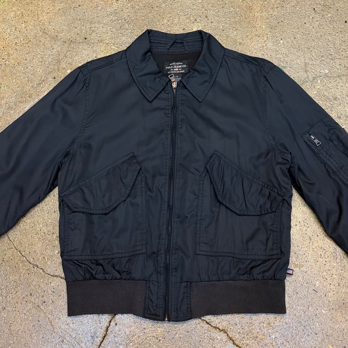 00s 미국 빈티지 폴로랄프로렌 폴로진스 항공점퍼 자켓  상품이미지3