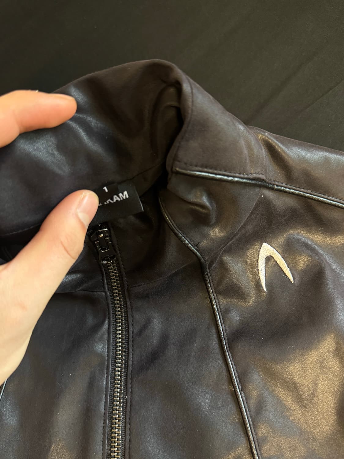 아캄 레더자켓 상품이미지2