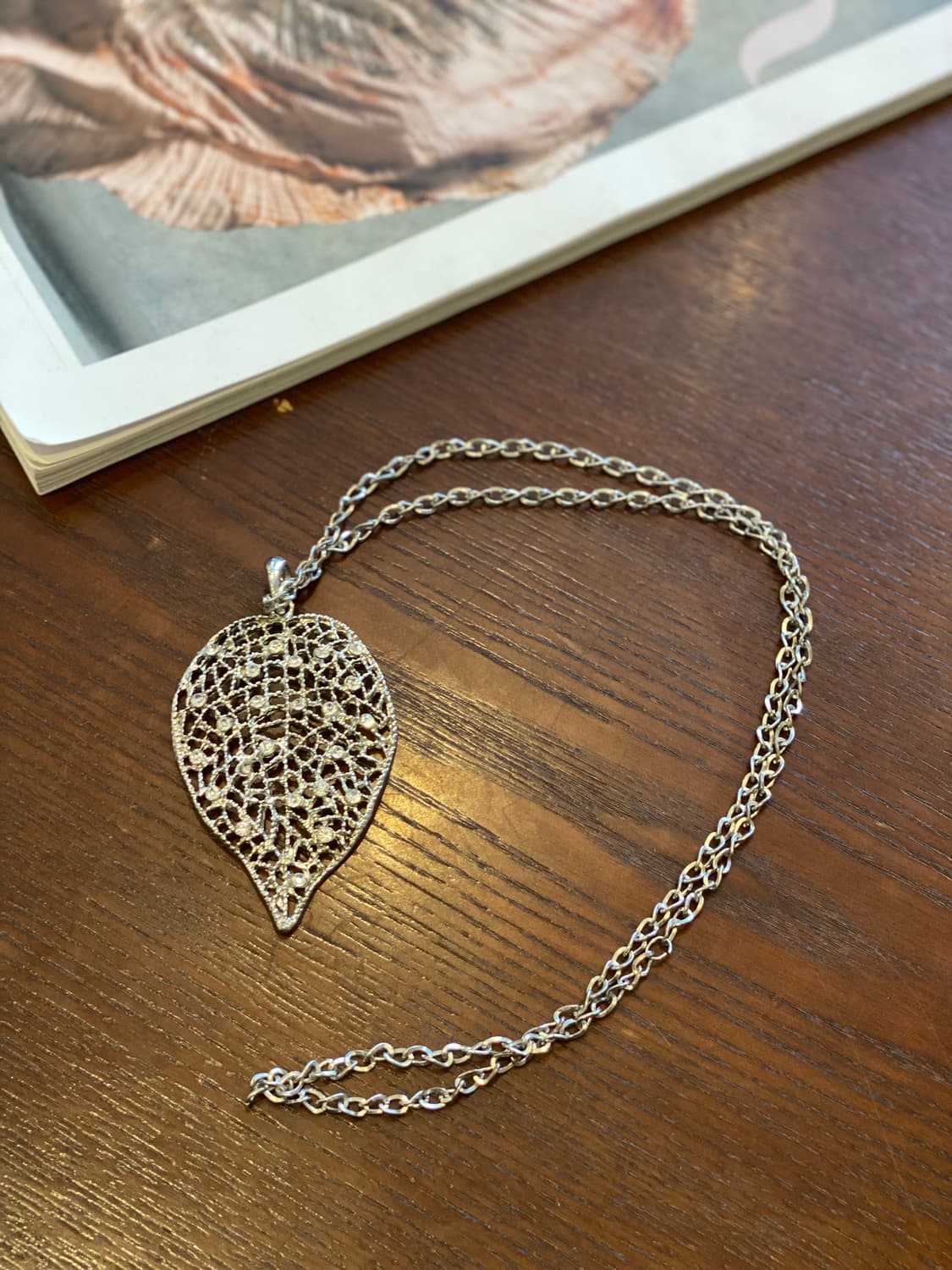 빈티지 잎사귀 리프 목걸이 상품이미지6