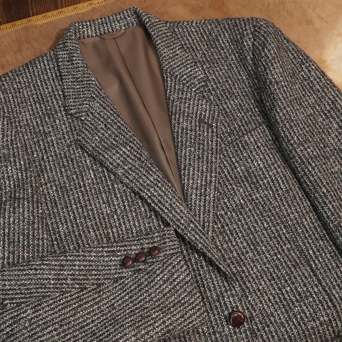 1990s 피에르가르뎅 윈드밀 네덜란드 트위드 자켓 상품이미지5