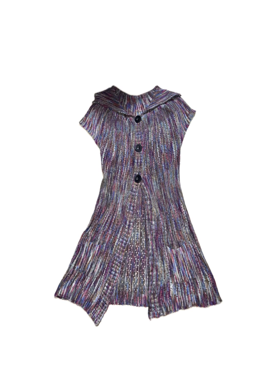 모리걸 니트 롱베스트 하구미 일본 빈티지 상품이미지1