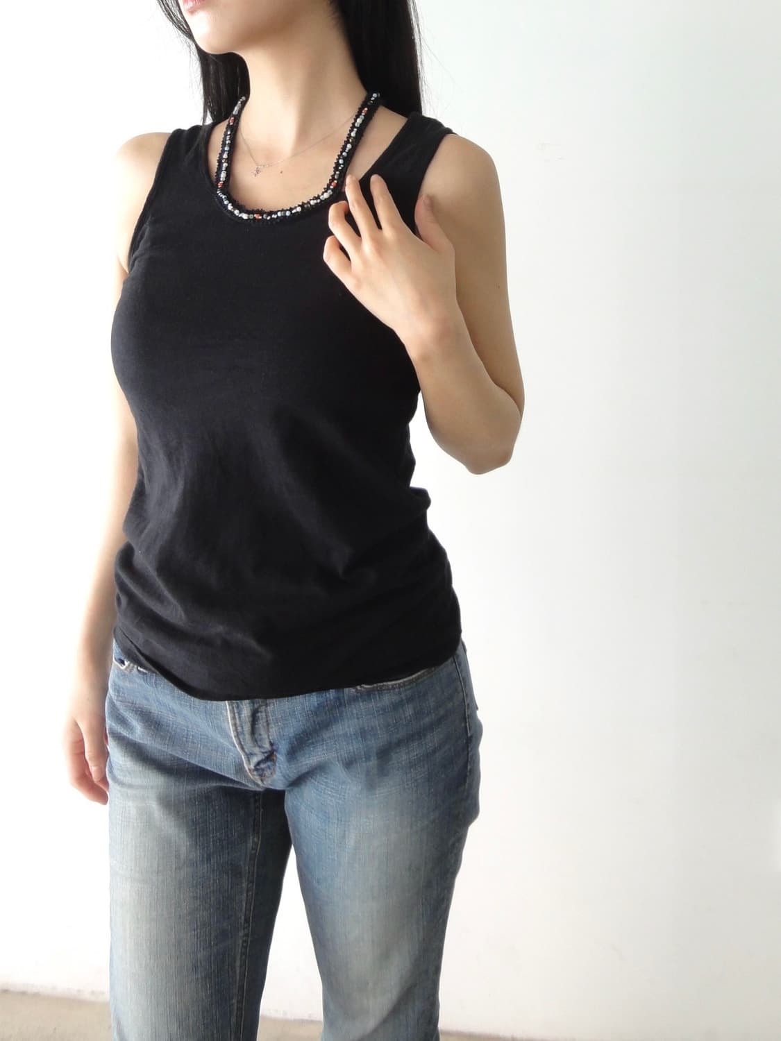 Color biz slim sleeveless 상품이미지5