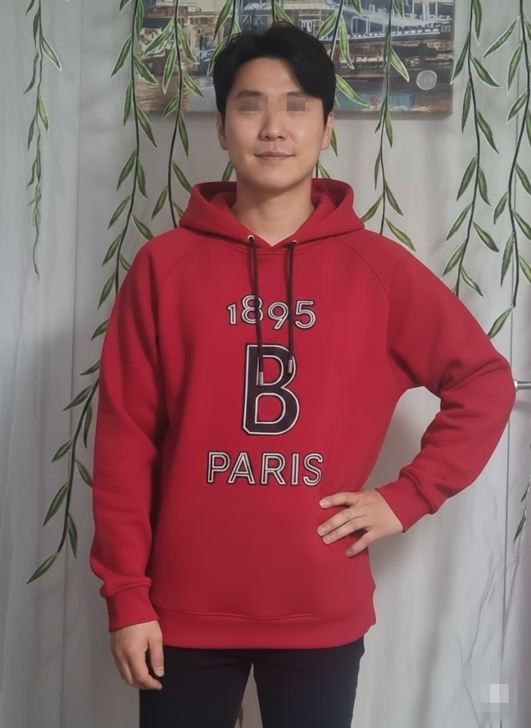 벨루티 네오프렌 가죽 패치 후드티 상품이미지2