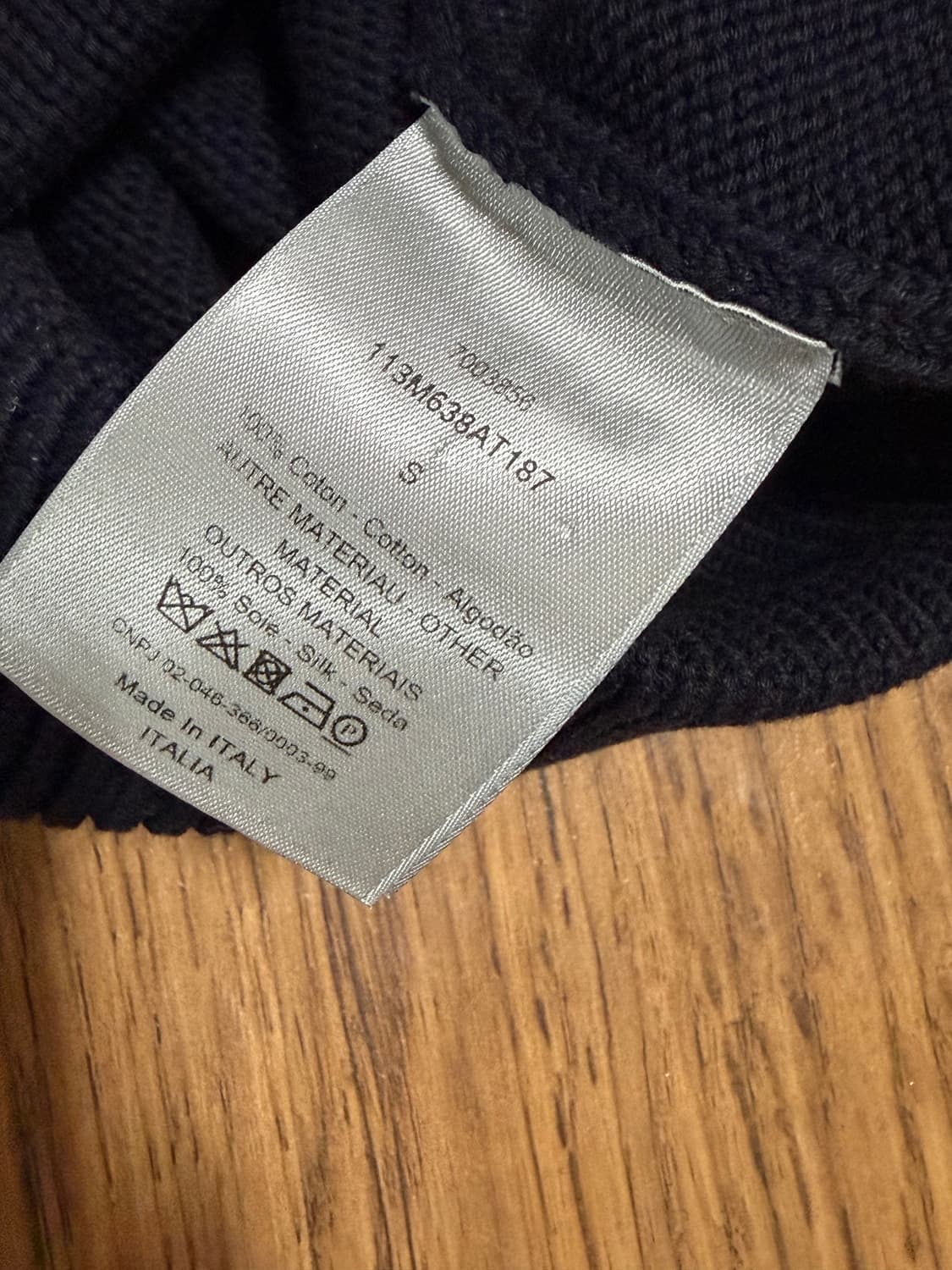 디올 오블리크 인서트니트 s사이즈 상품이미지5