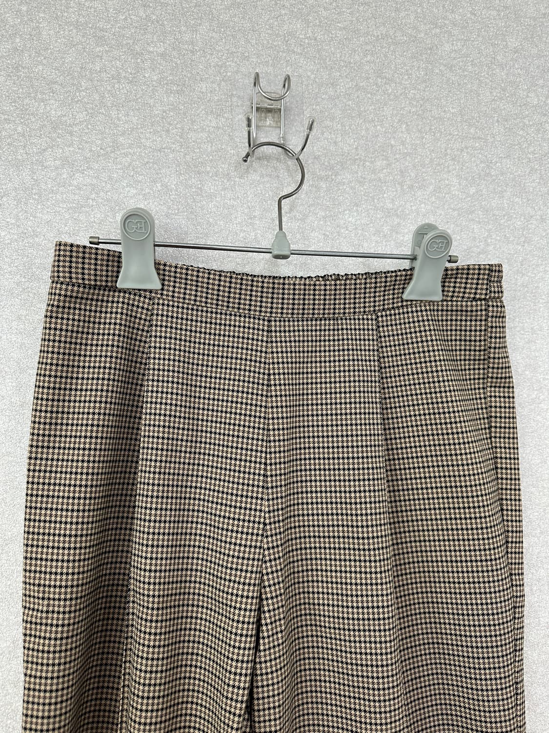 GU 반밴딩 체크 팬츠 상품이미지3