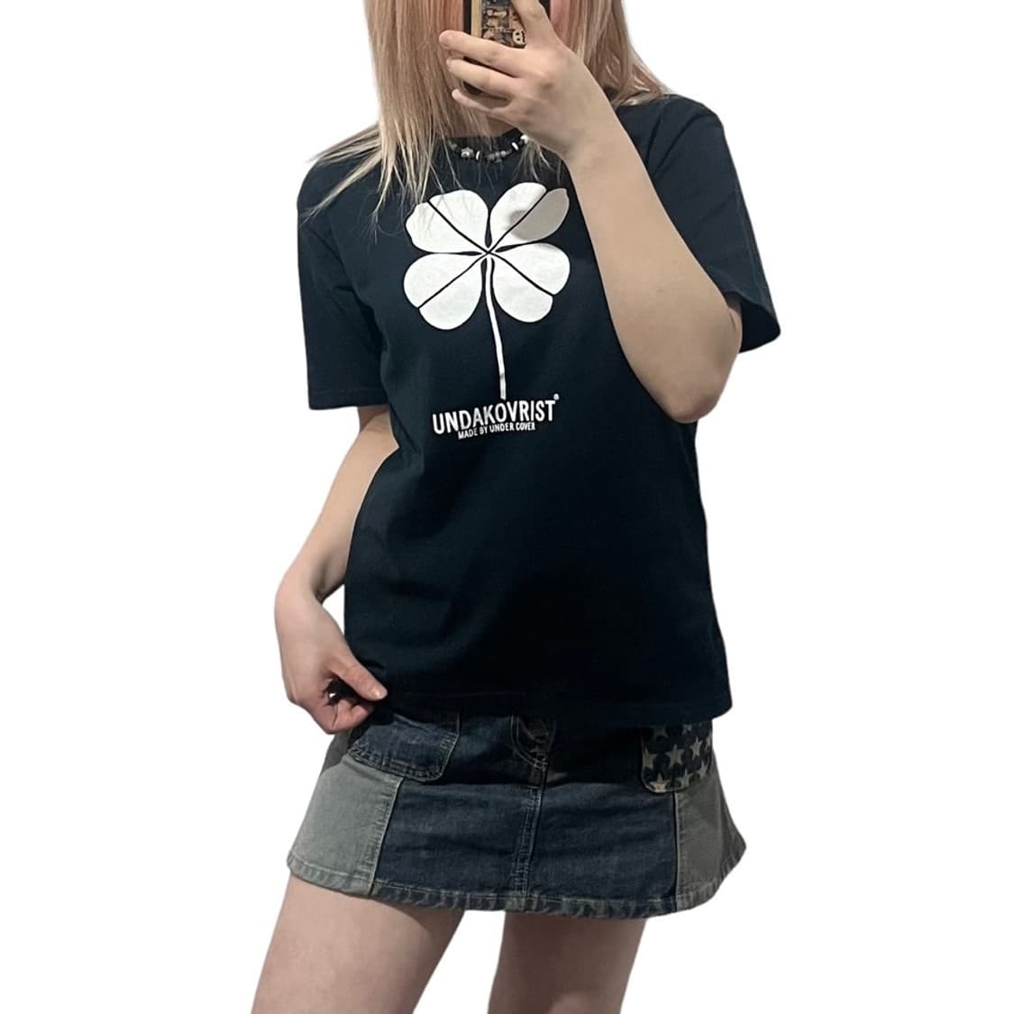 언더커버 플라워 프린팅 반팔 상품이미지1