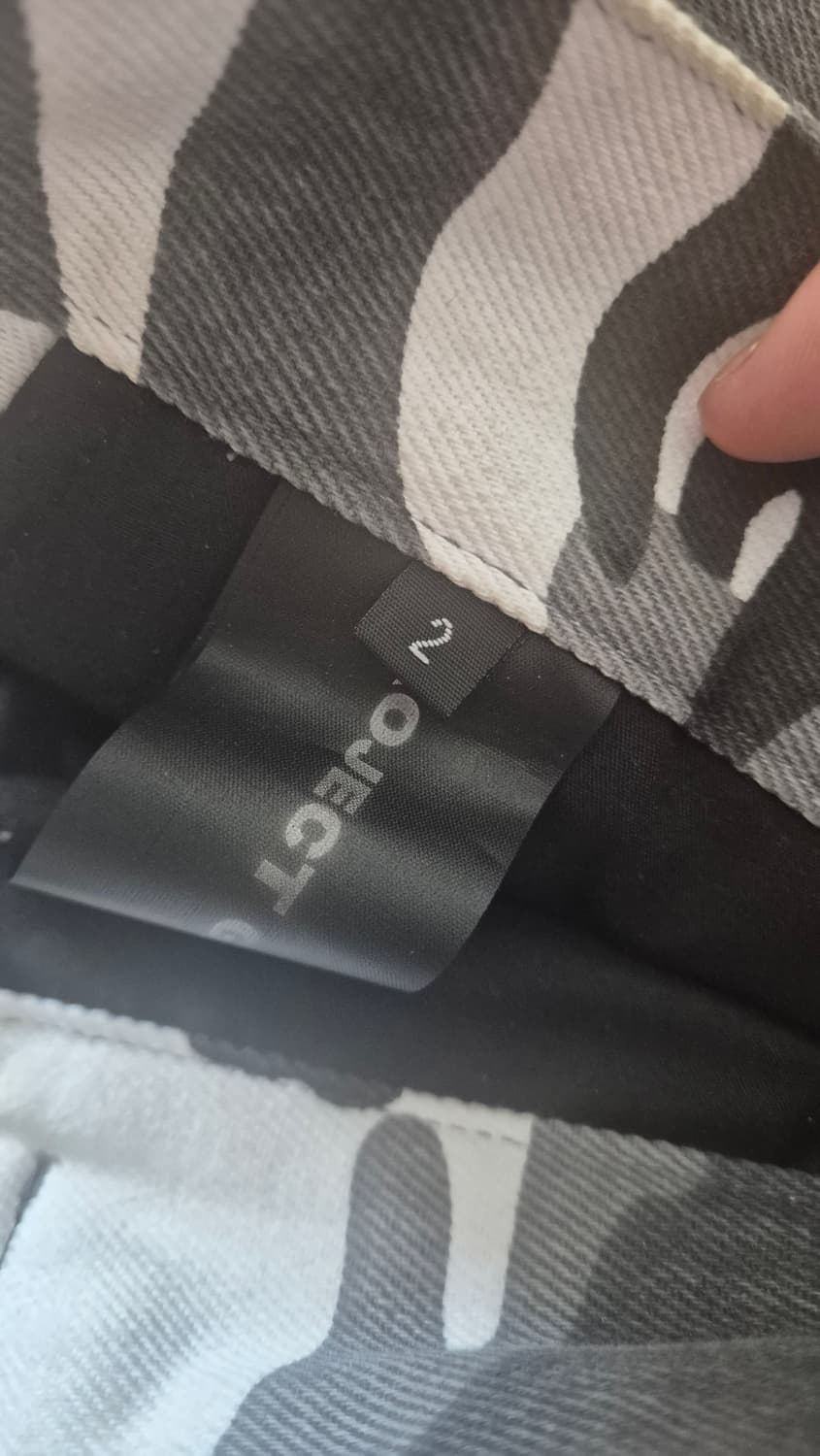 쿨거 택포[2]프로젝트gr 오버사이즈 스노우카모 팬츠 판매합니다. 상품이미지4