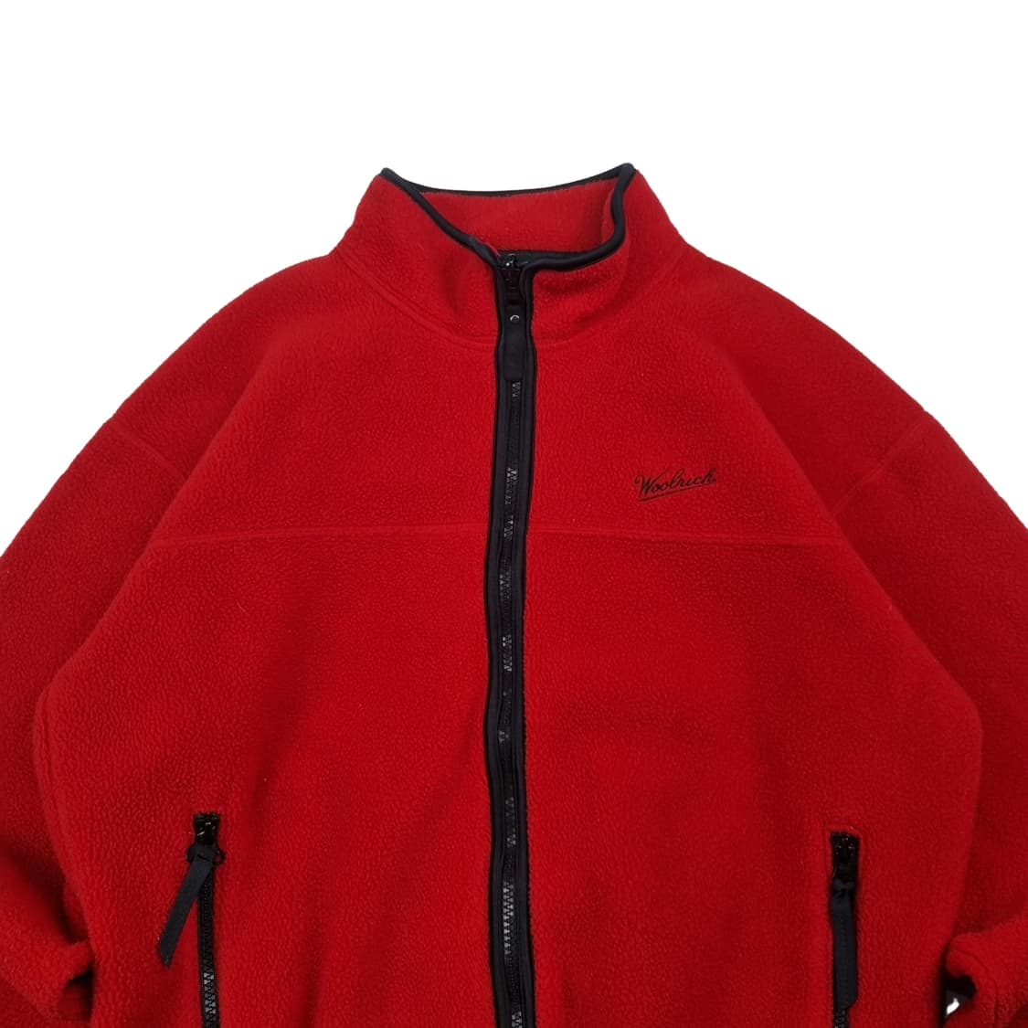 울리치 woolrich 빈티지 레드 후리스 M  상품이미지2