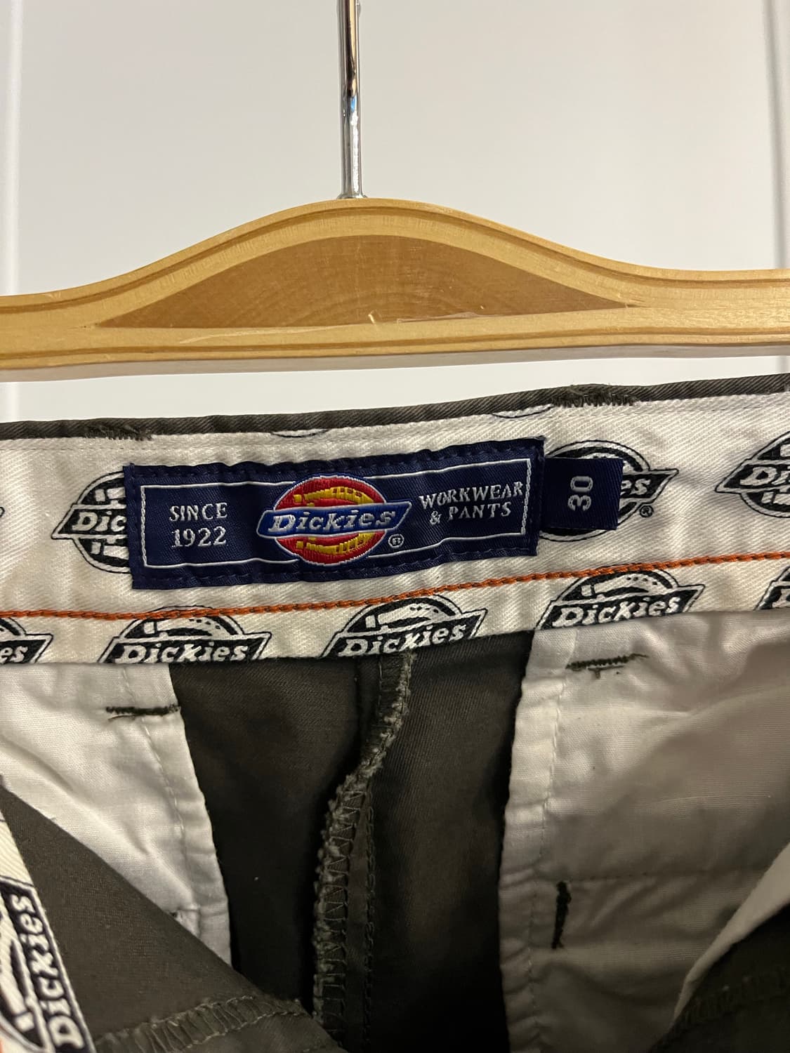 디키스 카키 코튼팬츠 상품이미지4