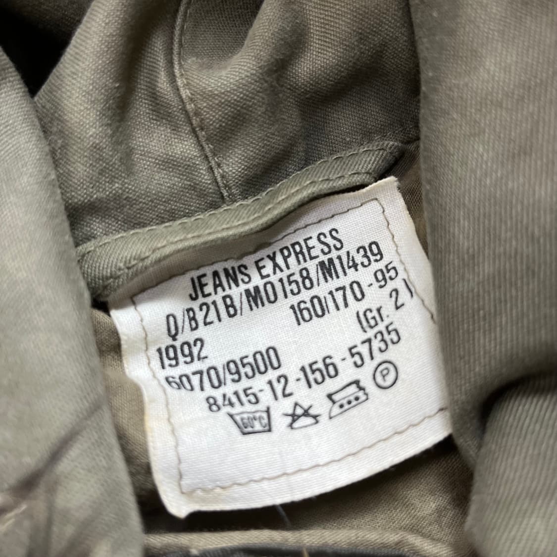 90s 독일군 밀리터리 스노클 야전 파카 야상(95) 상품이미지4