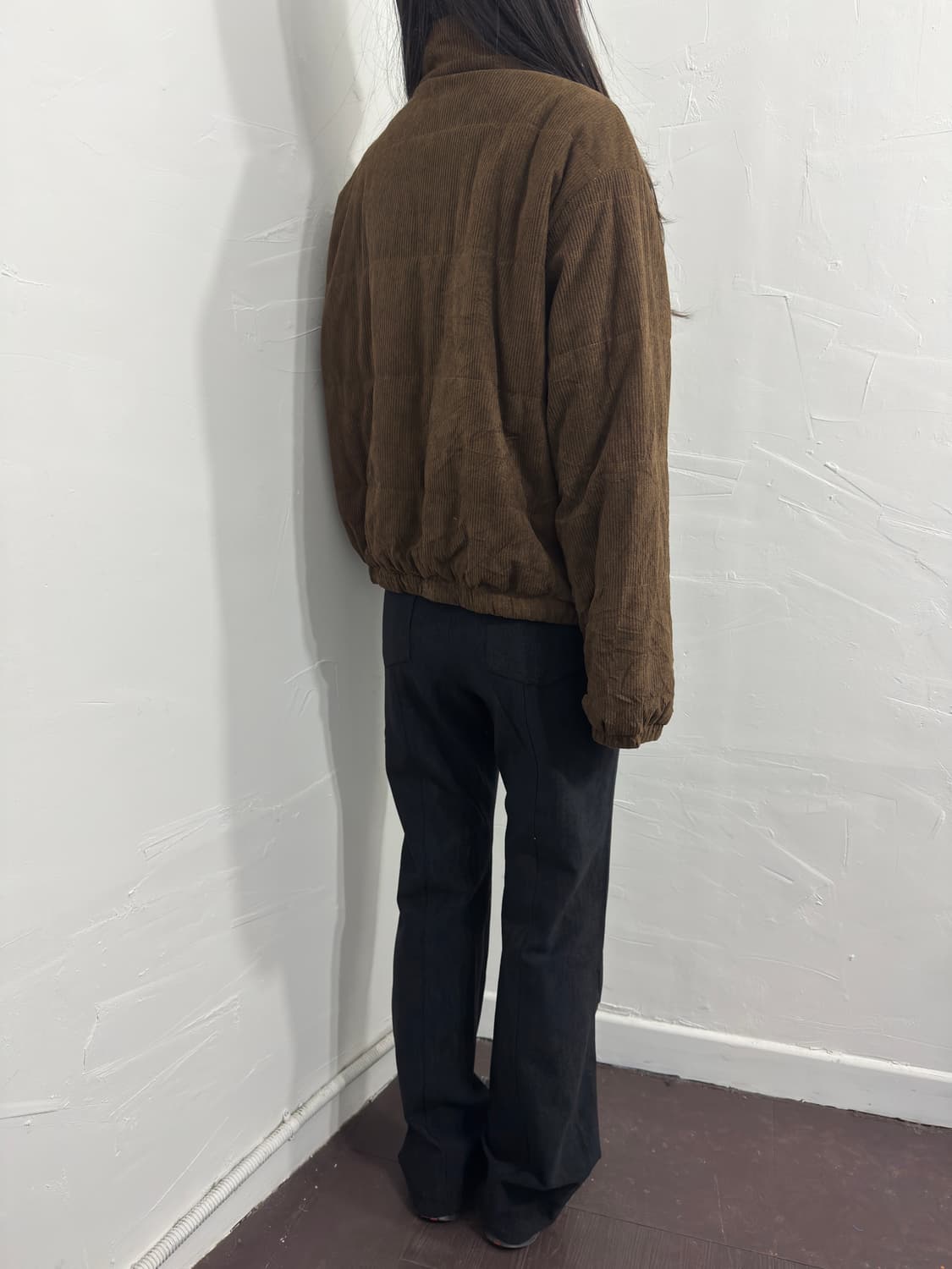 shein brown jacket 상품이미지6