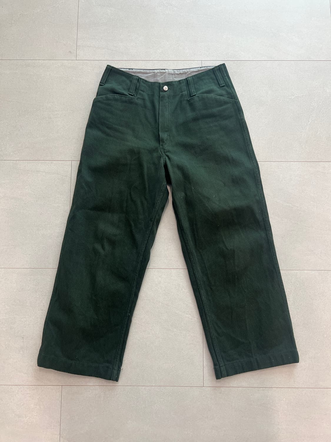 텐더로인 BDP 팬츠 코듀로이 그린 XS 상품이미지1