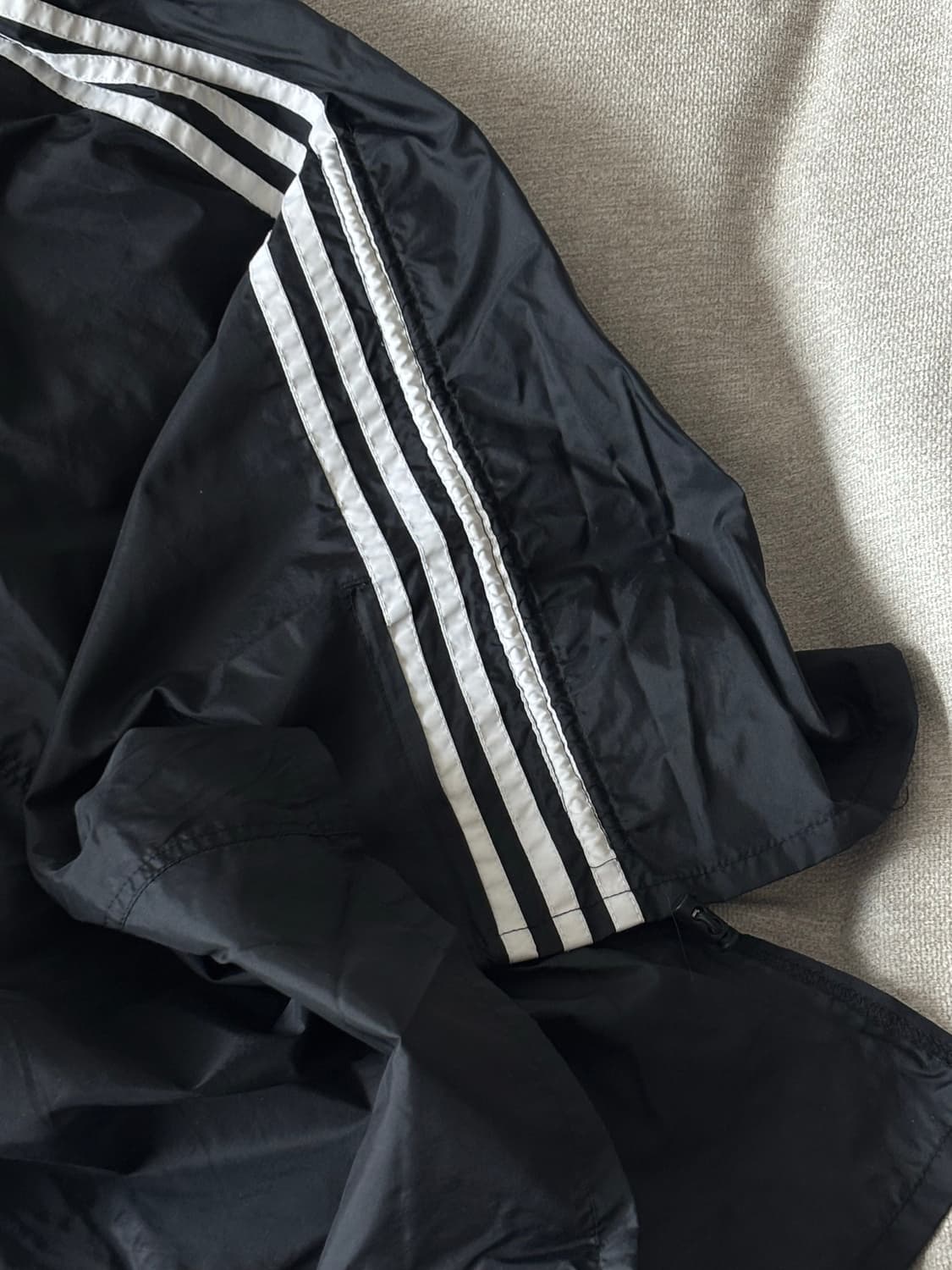 빈티지 아디다스 트임 셔링 롱스커트 블랙 상품이미지3