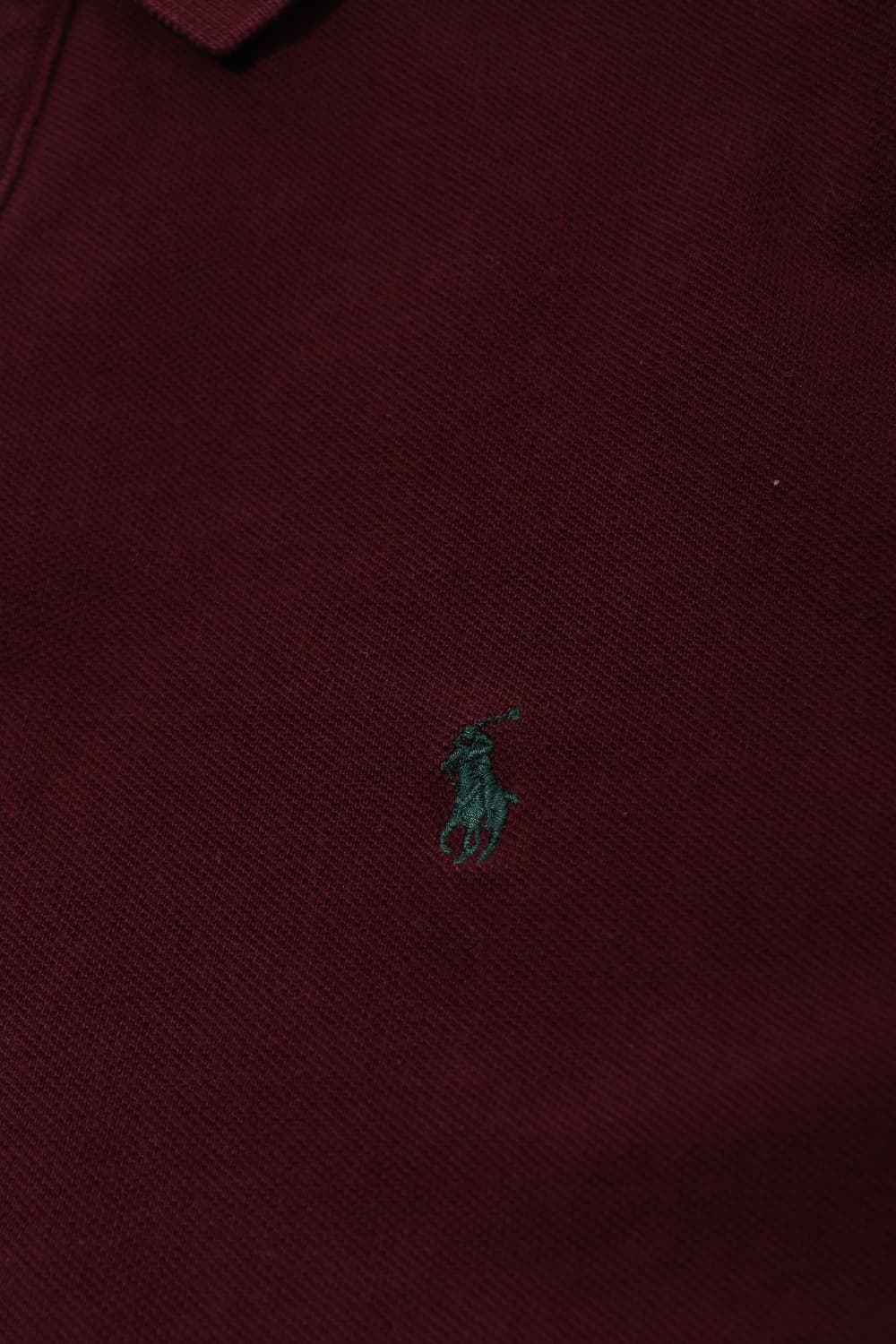 POLO RALPH LAUREN 버건디 커스텀핏 폴로 카라티 size L 상품이미지5