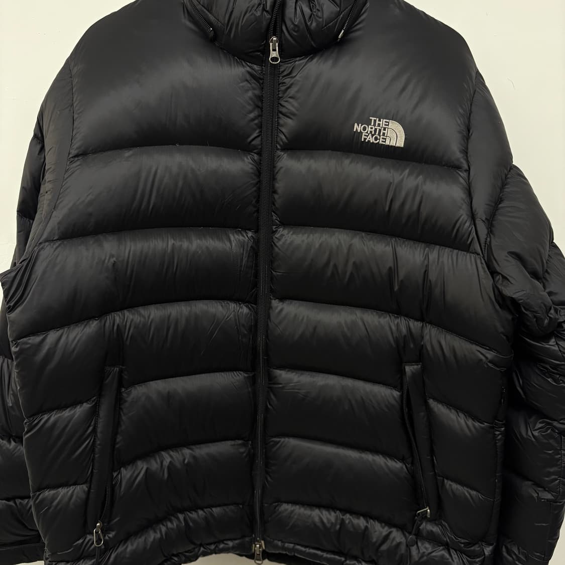노스페이스 블랙 패딩 점퍼 남/XL 상품이미지2