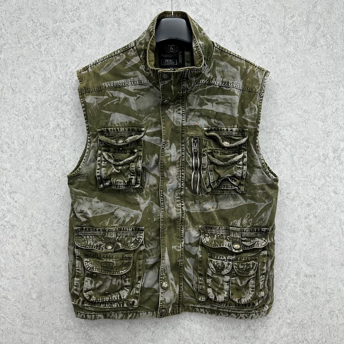 100 워싱 남자 유틸리티 베스트 상품이미지1