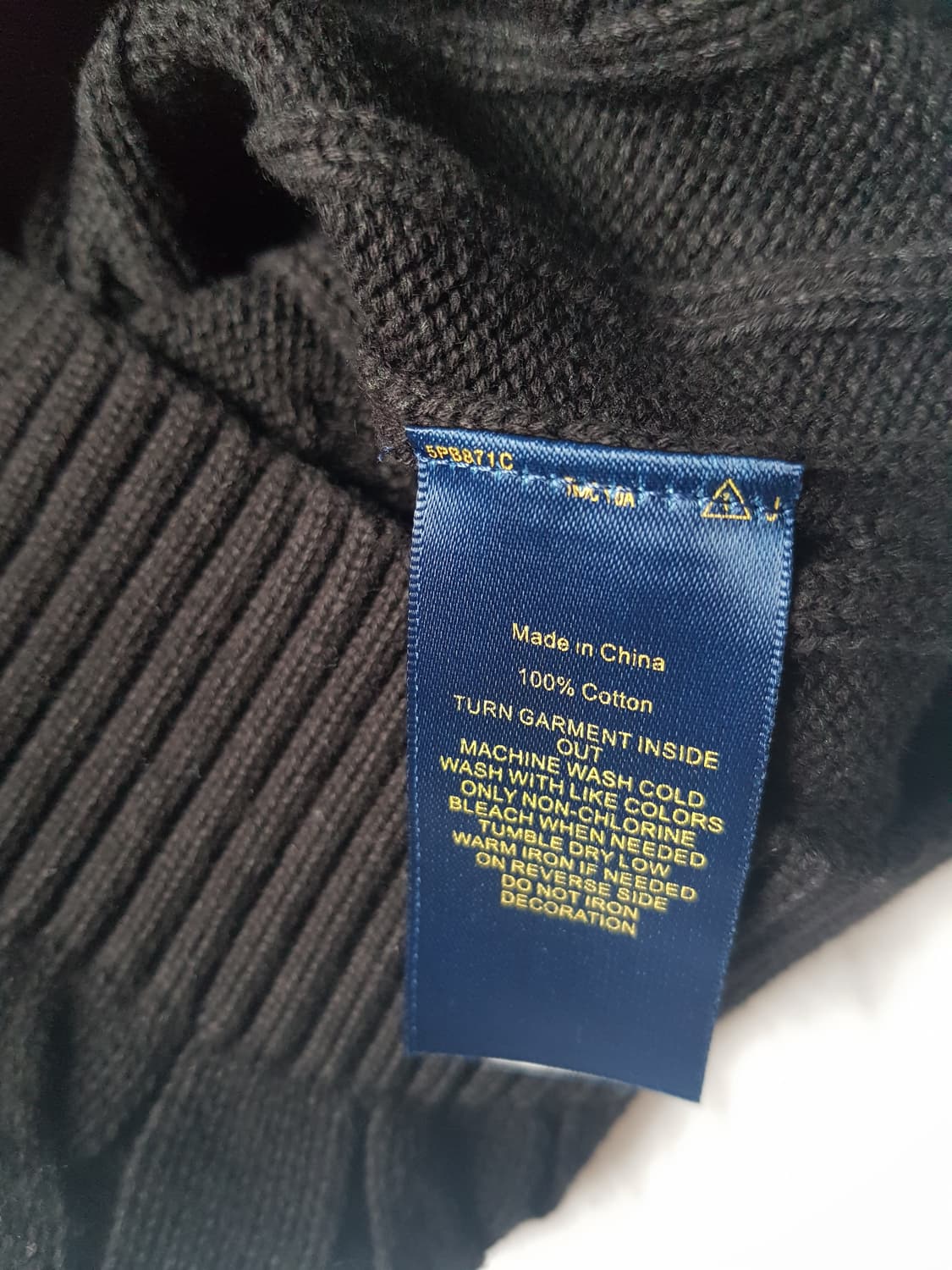  폴로 랄프로렌 남성 케이블 니트 코튼 풀 집업 상품이미지8