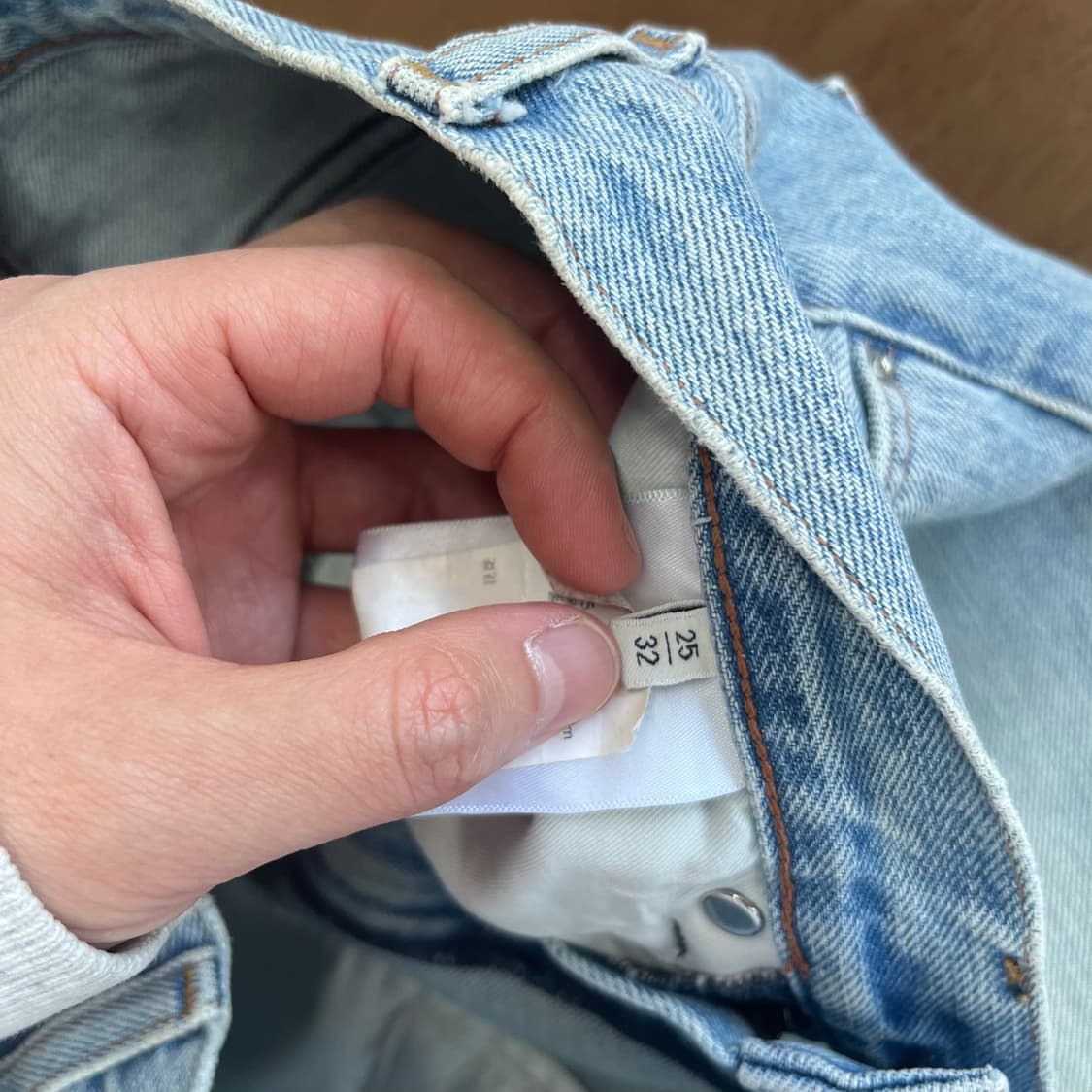 토템 트위스트 데님 팬츠 25 상품이미지7